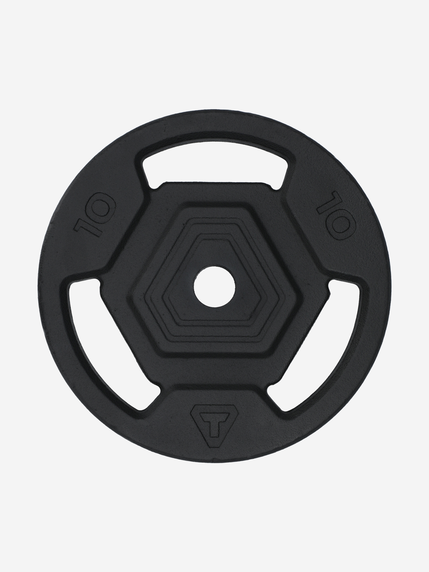 

Диск 10 кг чугунный Torneo, Черный