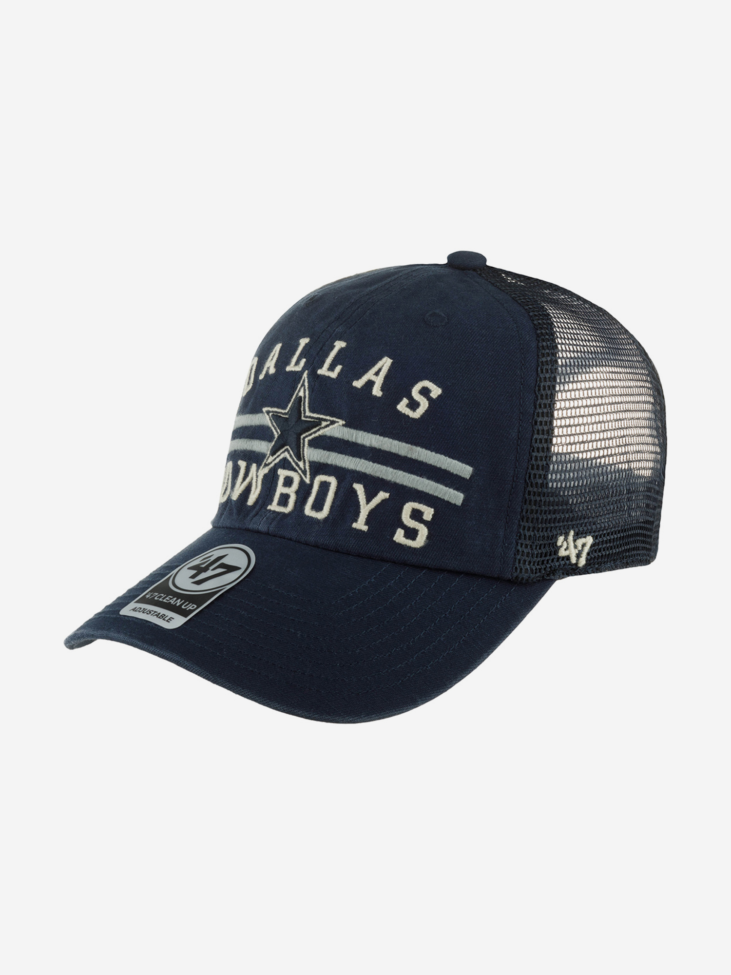 

Бейсболка с сеточкой 47 BRAND Highpoint Dallas Cowboys NFL (синий), Синий