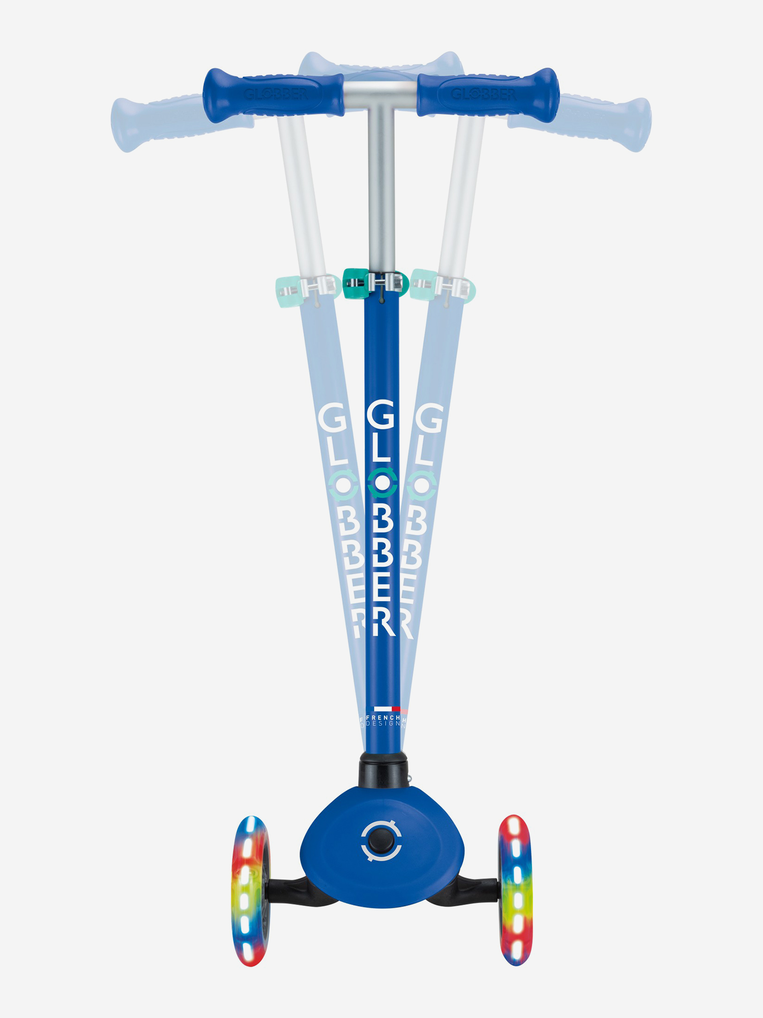 фото Самокат детский globber primo light, синий
