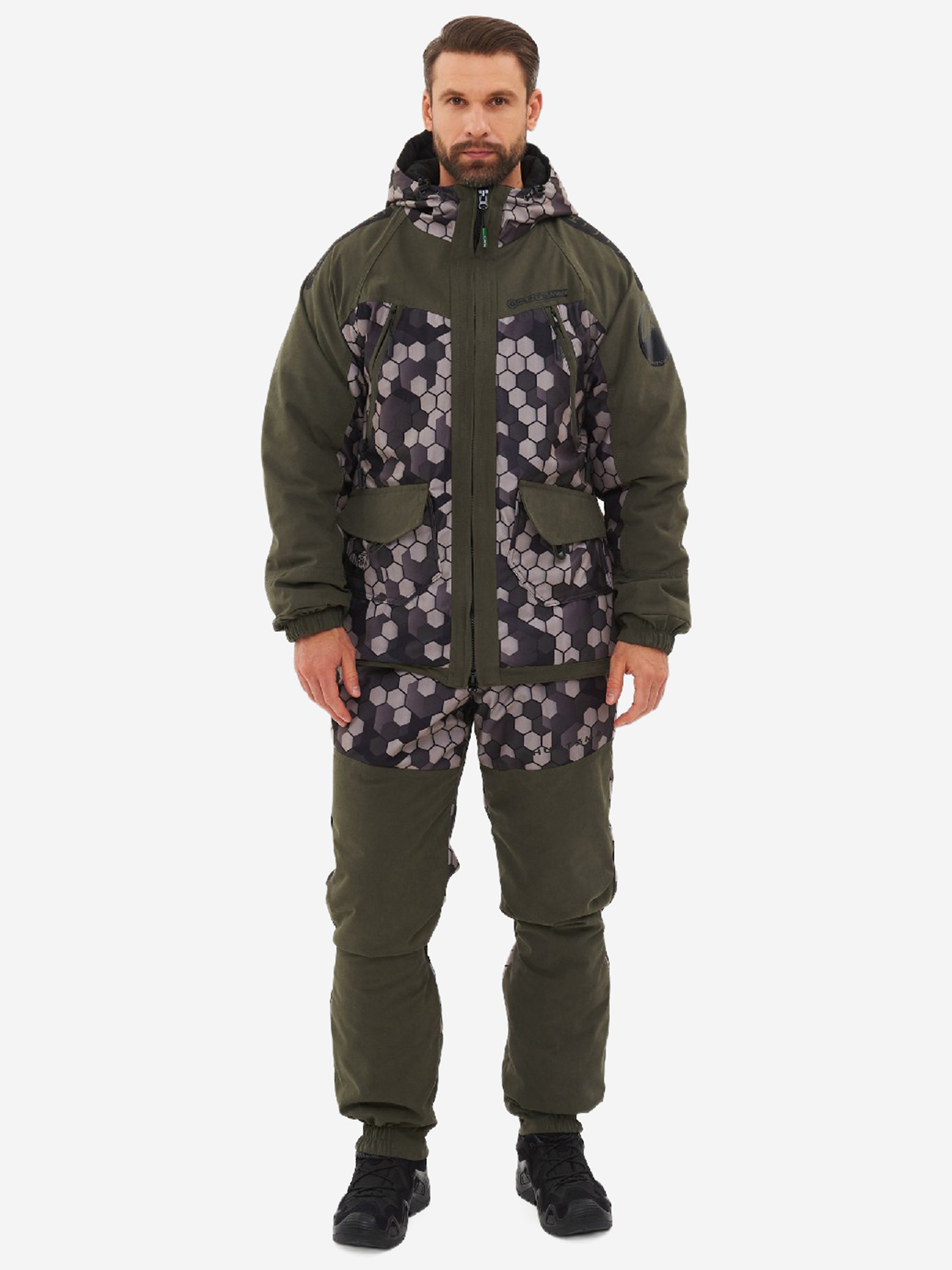 Изображение товара Мужской демисезонный костюм Huntsman Горка-Люкс для рыбалки и охоты
