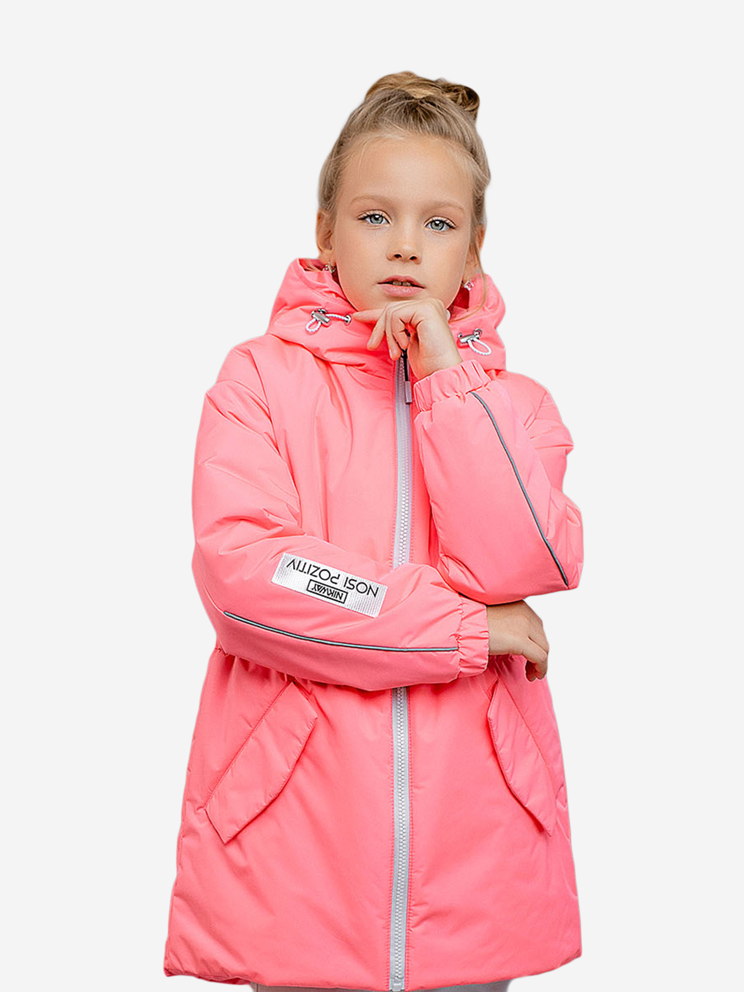 Изображение товара Парка для девочки Batik Латифа розовый демисезонная куртка с мембраной