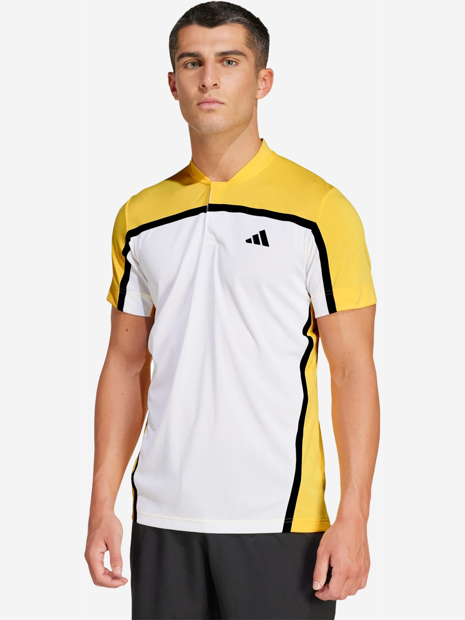 

Футболка мужская Adidas Paris Heat RDY Freelift Henley Polo, Белый