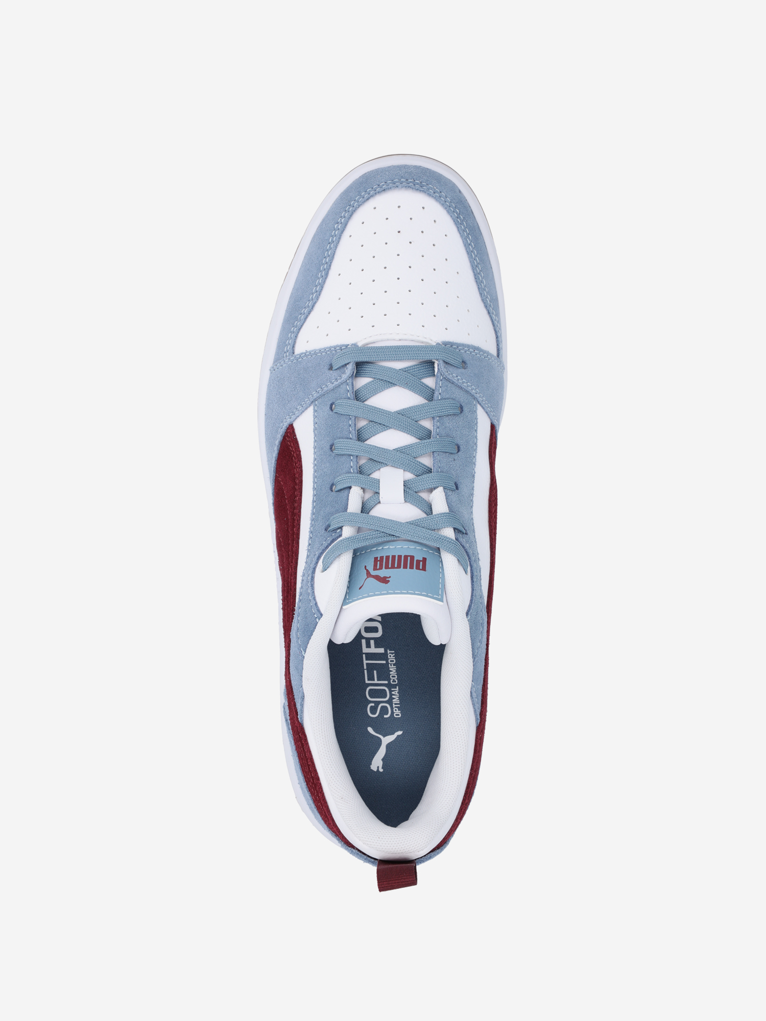 фото Кеды мужские puma rebound, голубой