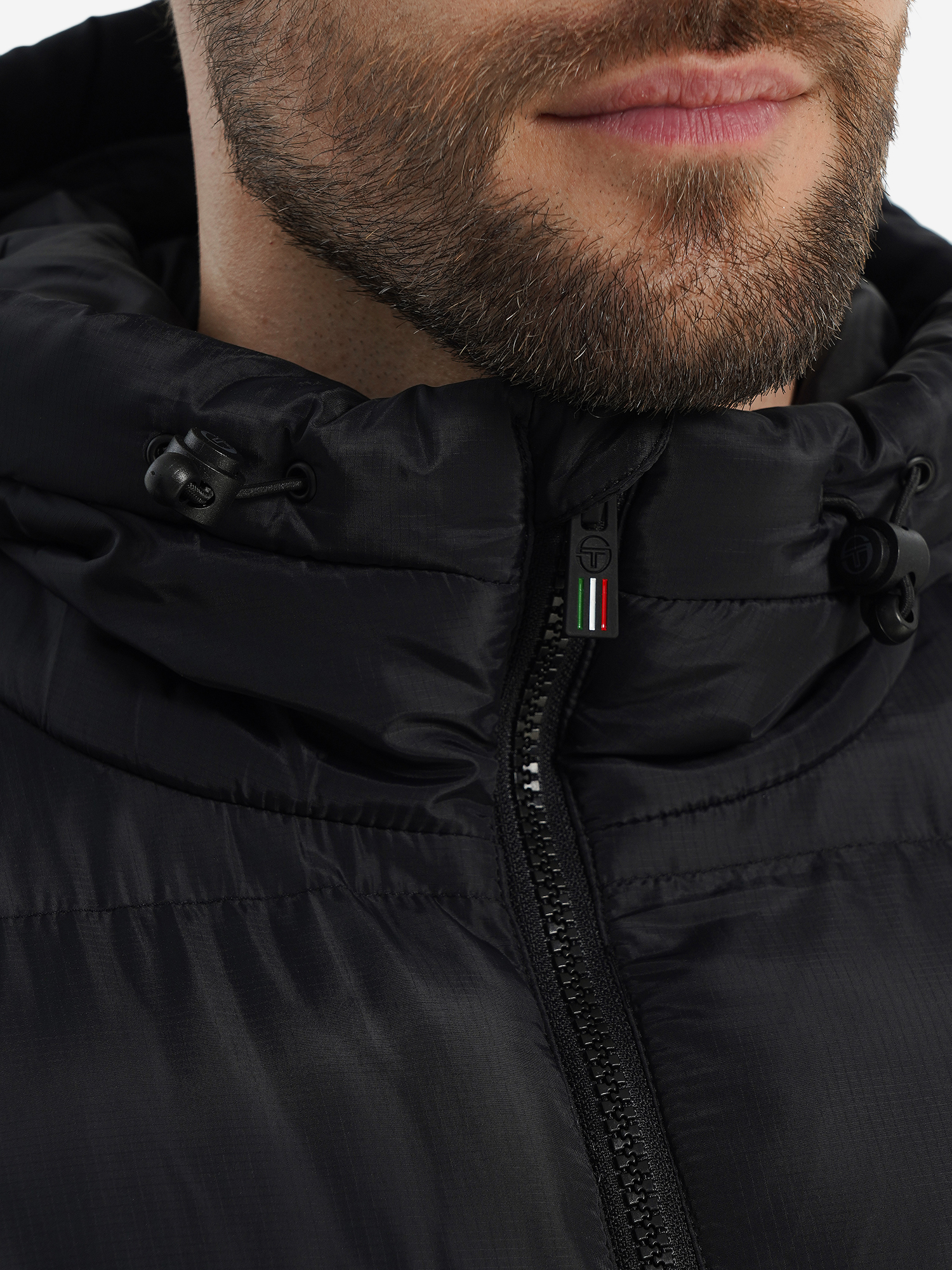 фото Куртка утепленная мужская sergio tacchini rob, черный