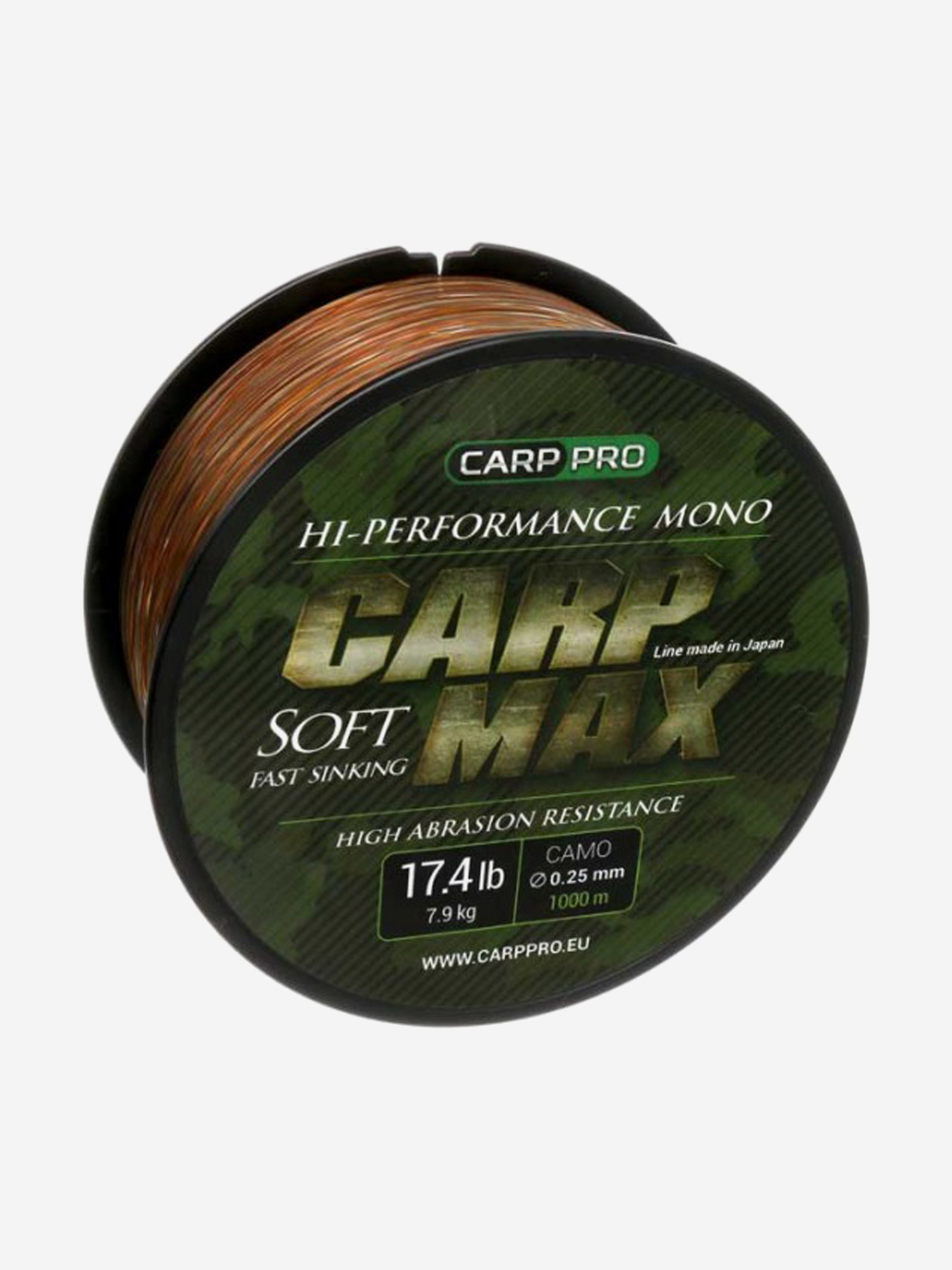 

Леска CARP PRO Carp Max Camo 1000м 0,25мм, Мультицвет