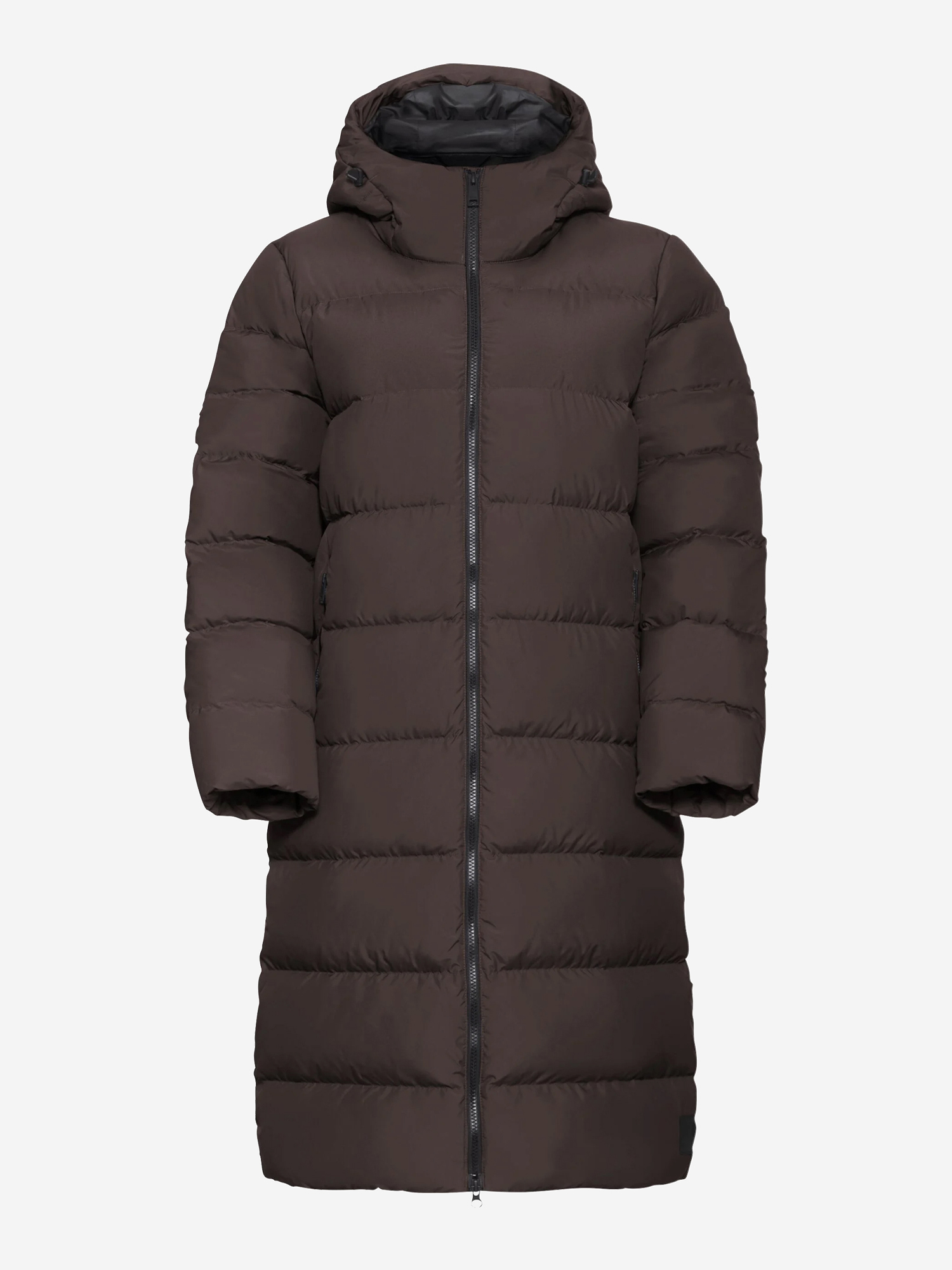 Пальто пуховое женское Jack Wolfskin Frozen Palace, Коричневый