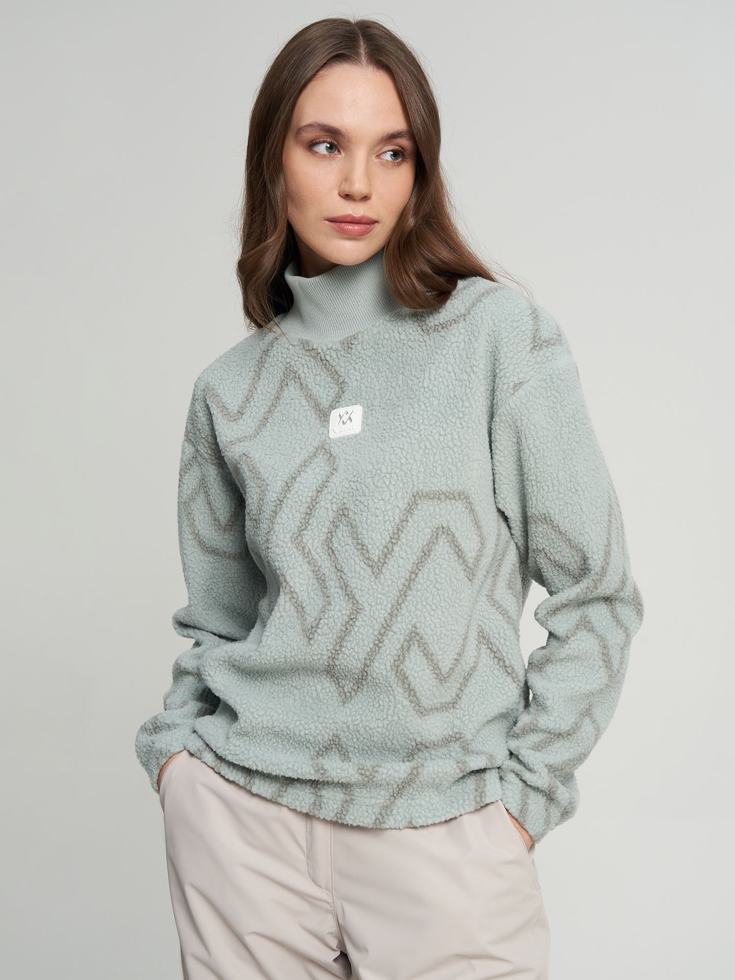 Свитшот женский Volkl, Зеленый
