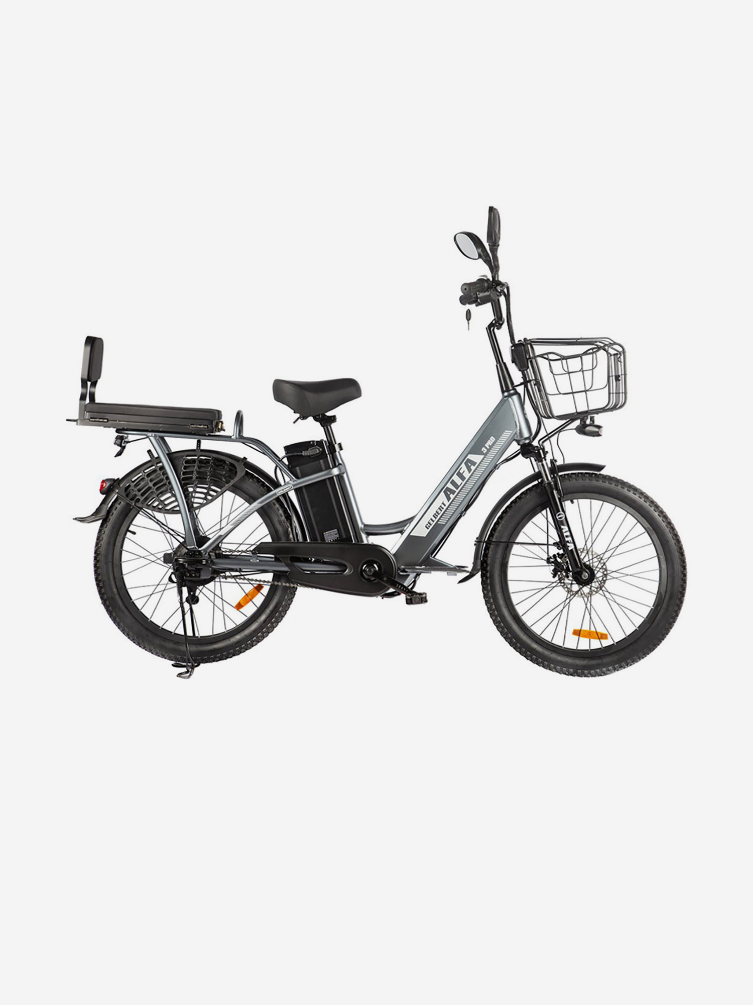 Изображение товара Электровелосипед Gelbert ALFA 3 PRO, Серый