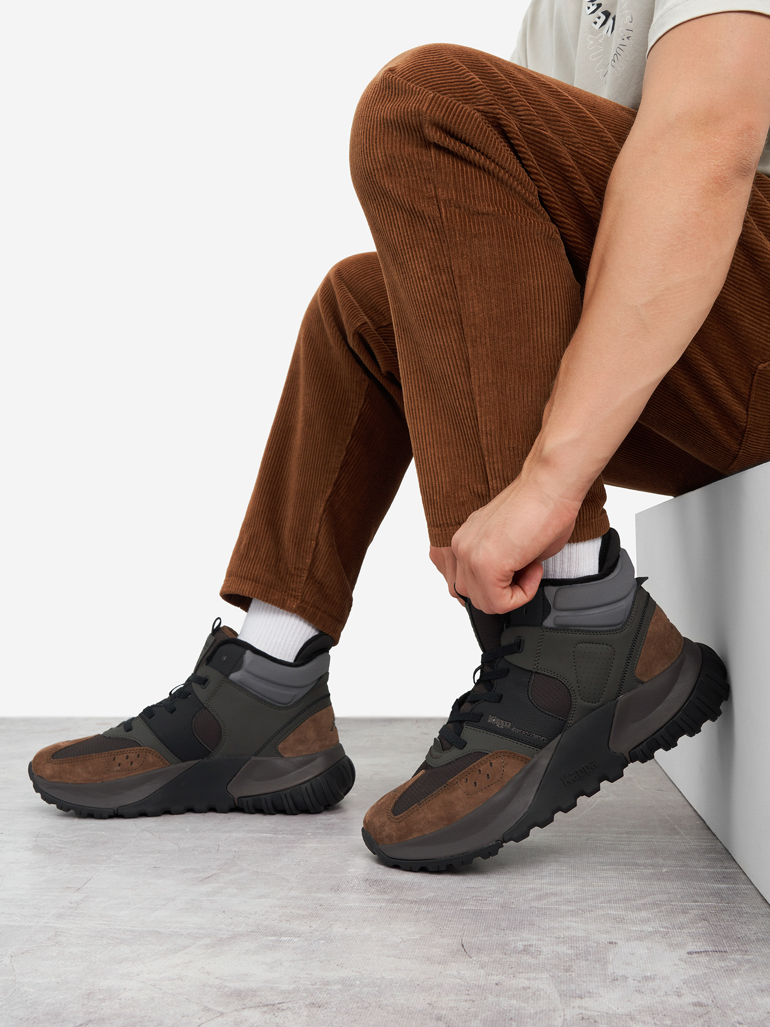 Изображение товара Мужские утепленные кроссовки Kappa Giusto для зимы Высокие спортивные