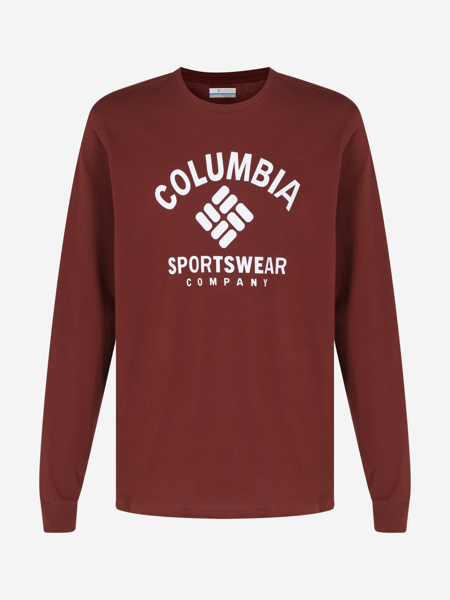 Лонгслив мужской Columbia Rockaway River Graphic Ls Tee, Красный