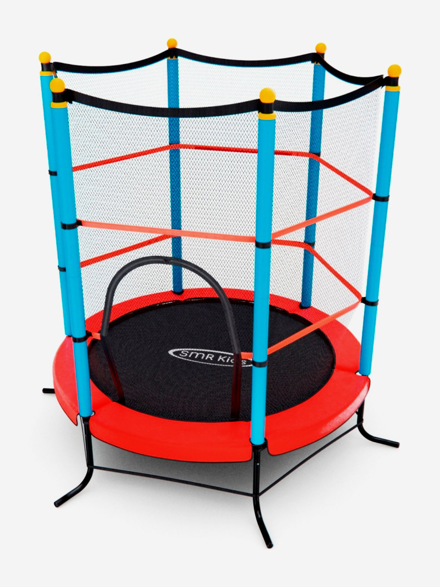 Изображение товара Батут DFC SMRKIDS 55 дюймов с защитной сеткой красный