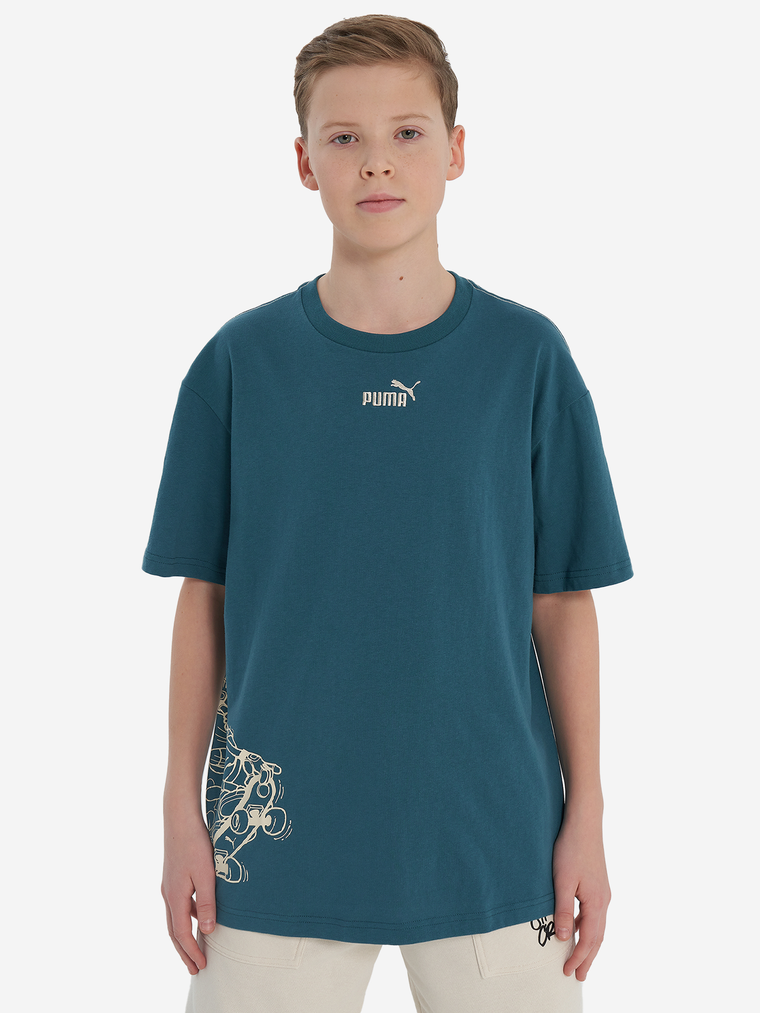 Футболка для мальчиков PUMA Mid90 S, Синий 2