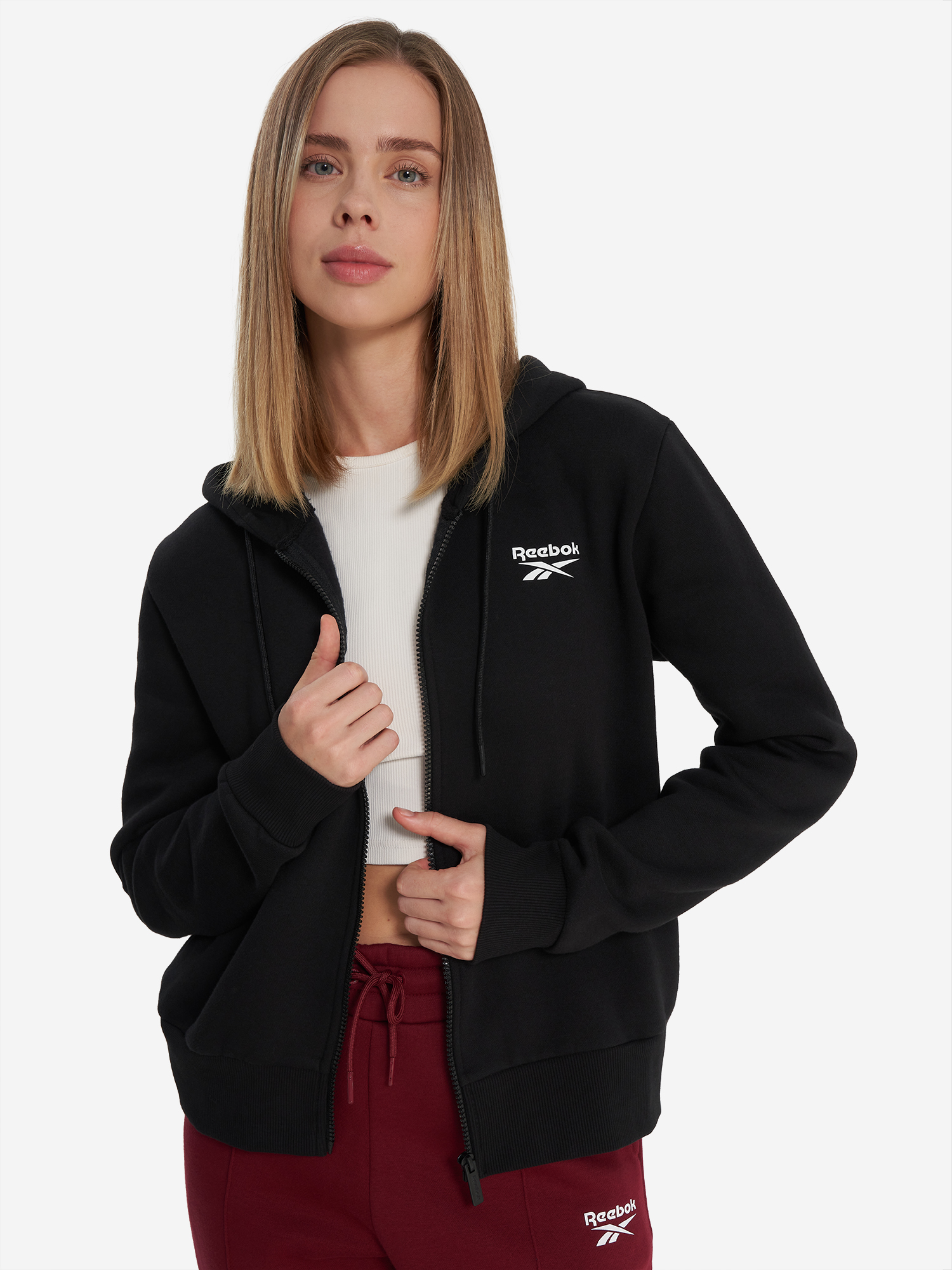 Толстовка женская Reebok Viola, черный, арт. 100241293r00-.