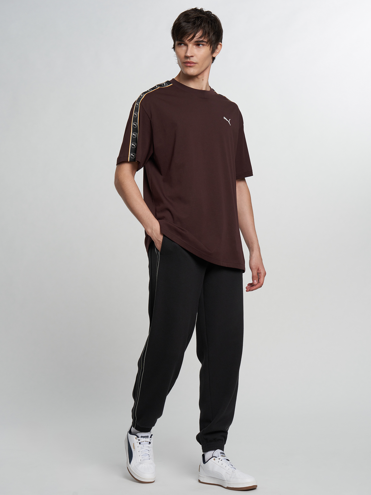 Футболка мужская PUMA Essentials Elevated, Коричневый 3