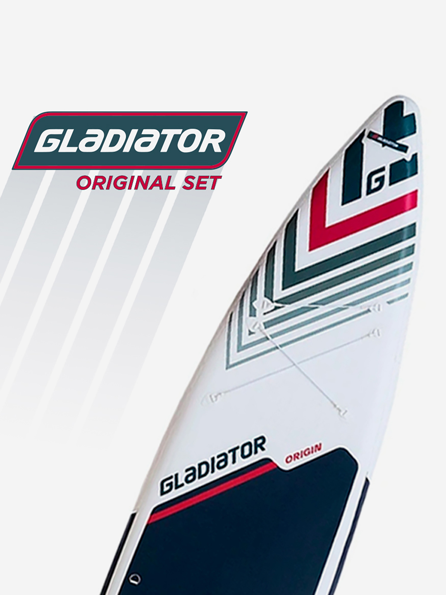 

Надувная SUP доска Gladiator ORIGIN 12'6" T SC Original Set, Белый