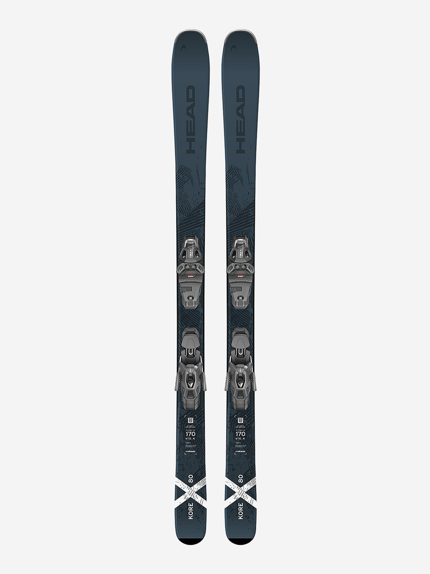 

Горные лыжи с креплениями Head Kore X 80 LYT-PR + PRW 11 GW 24/25, Синий
