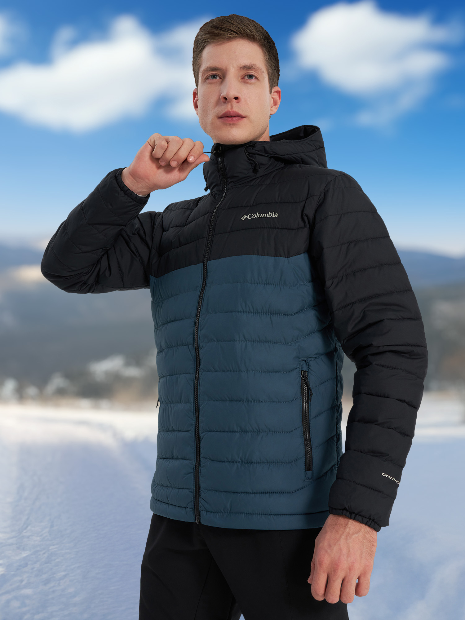 

Куртка утепленная мужская Columbia Powder Lite II Hooded Jacket, Черный
