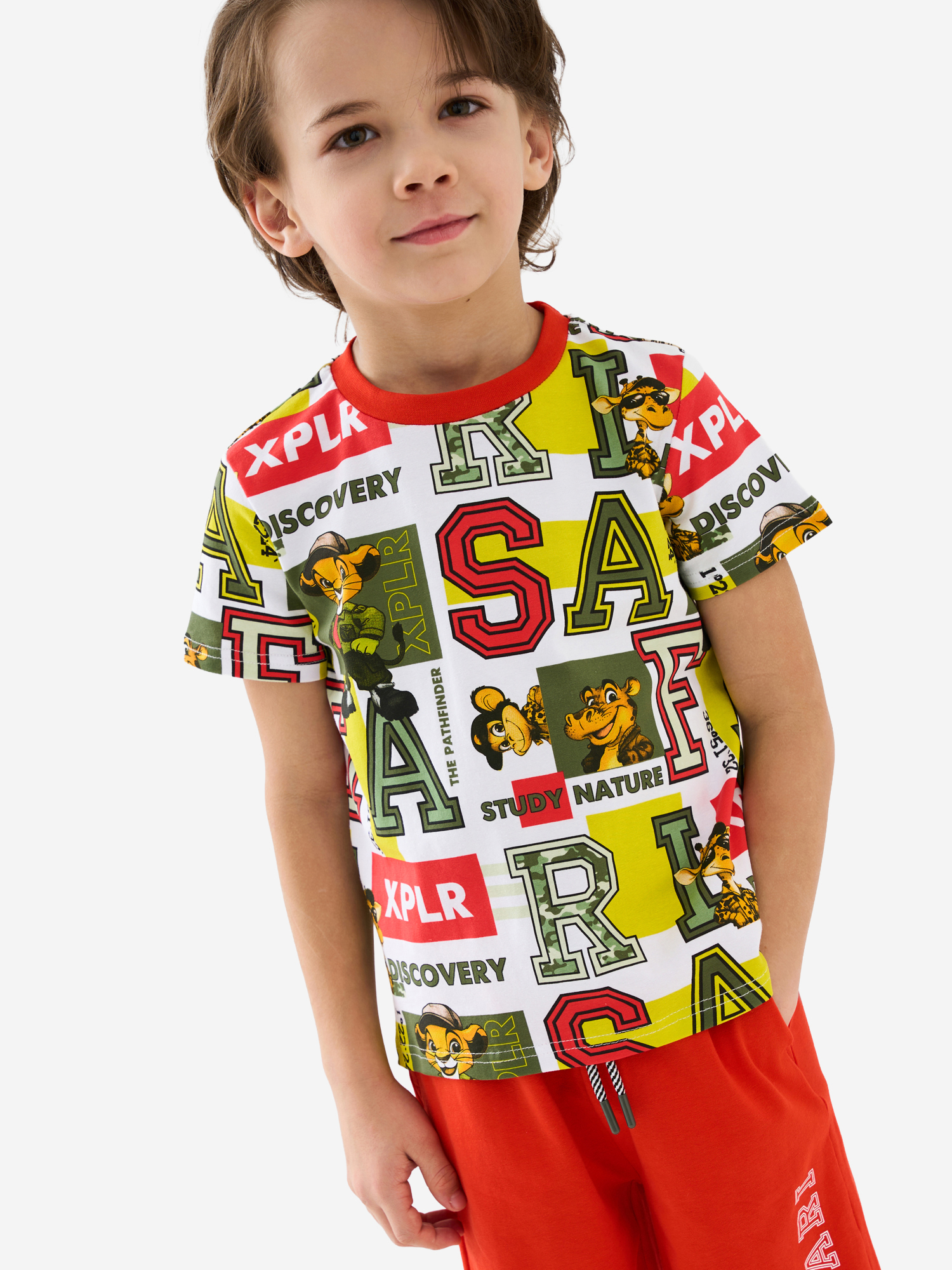 Изображение товара PlayToday Футболка детская с коротким рукавом, хлопок