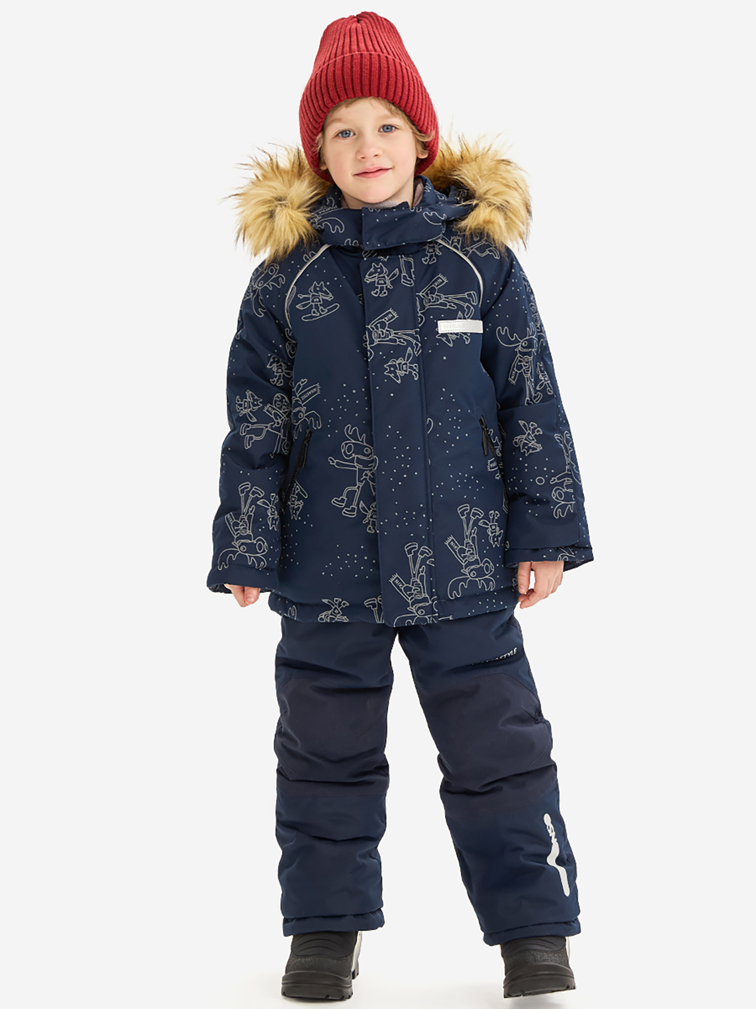 Изображение товара Костюм утепленный NIKASTYLE Неви для детей зимний водоотталкивающий мембрана утеплитель