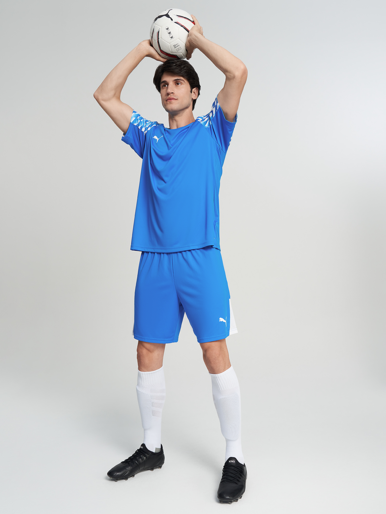 Шорты мужские PUMA Teamliga26, Голубой 4