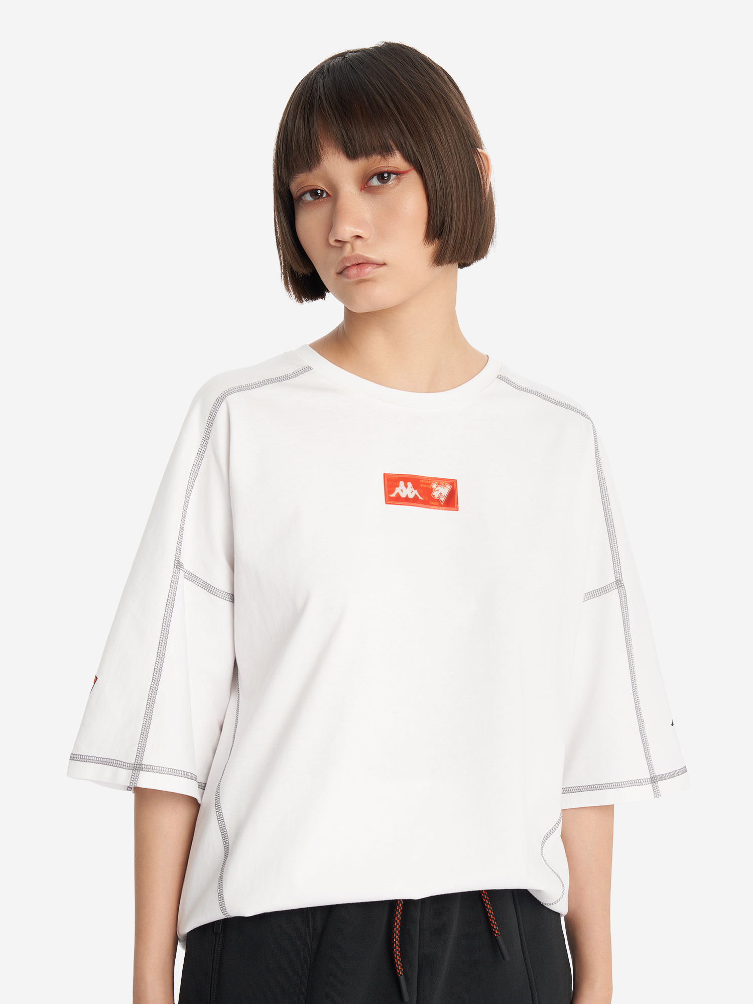 фото Футболка kappa x virtus.pro, белый
