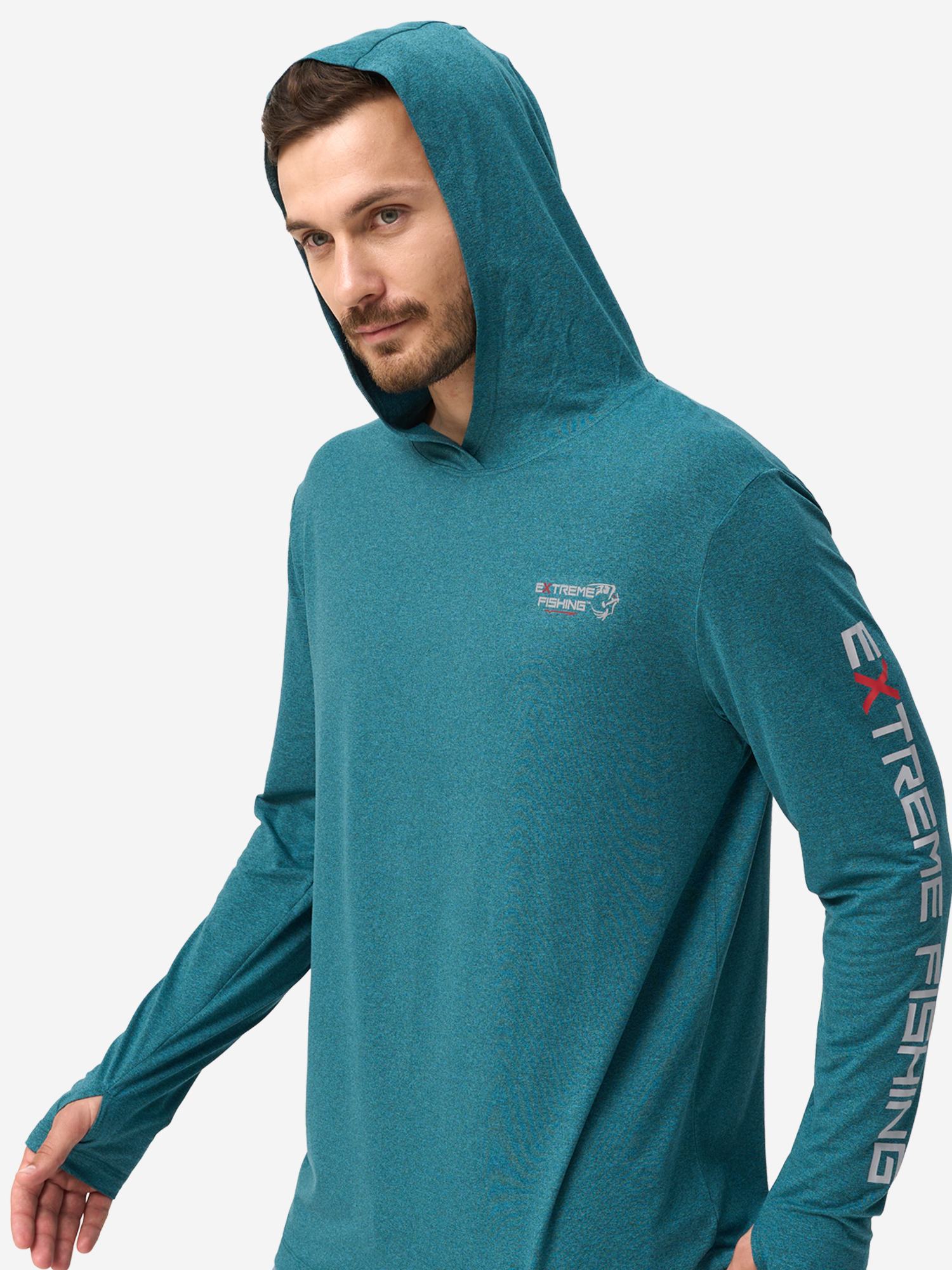Изображение товара Мужской лонгслив с капюшоном для рыбалки и охоты Extreme Fishing PSS-G302H