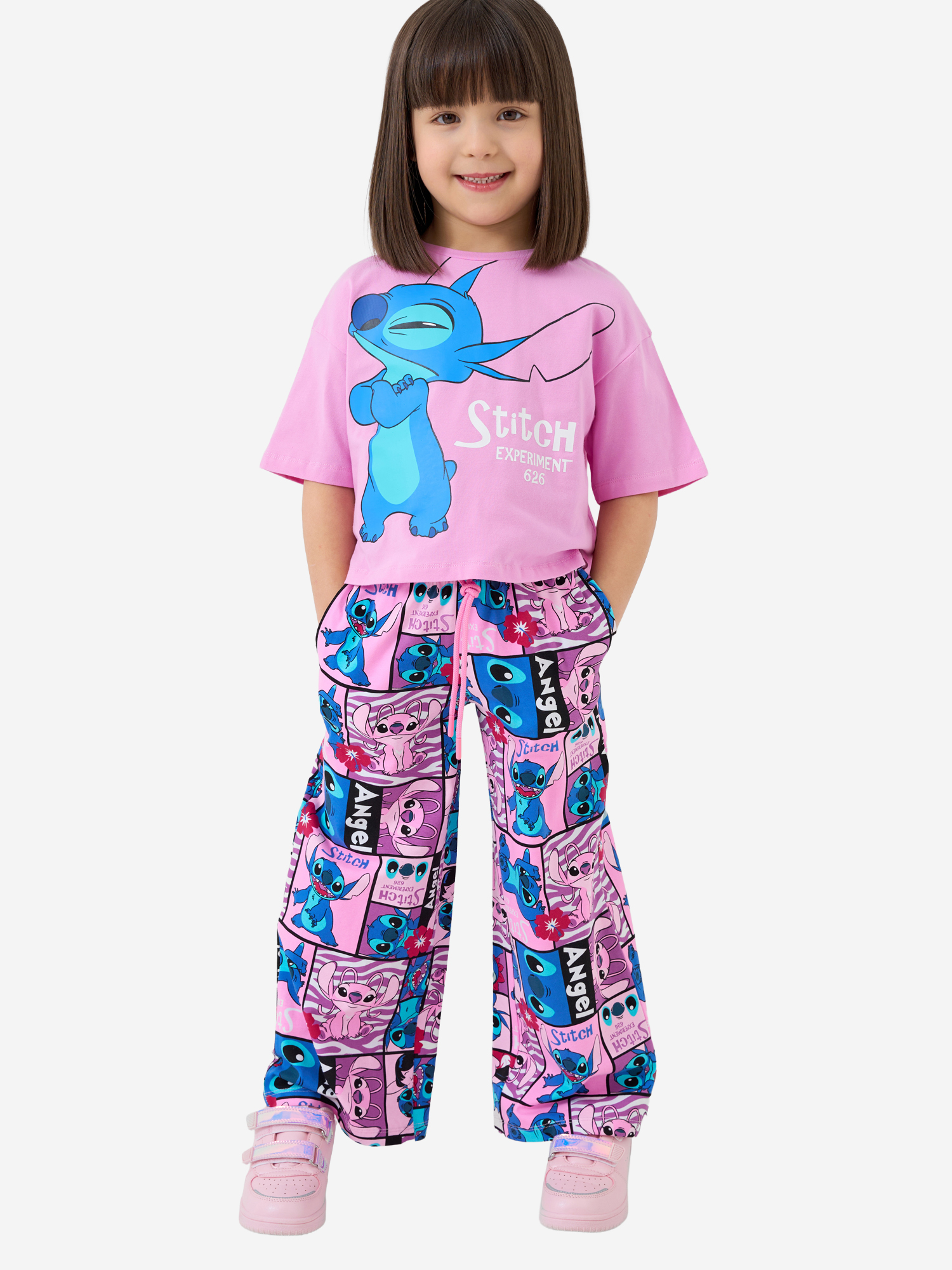 Изображение товара Комплект для девочек: футболка, брюки PlayToday