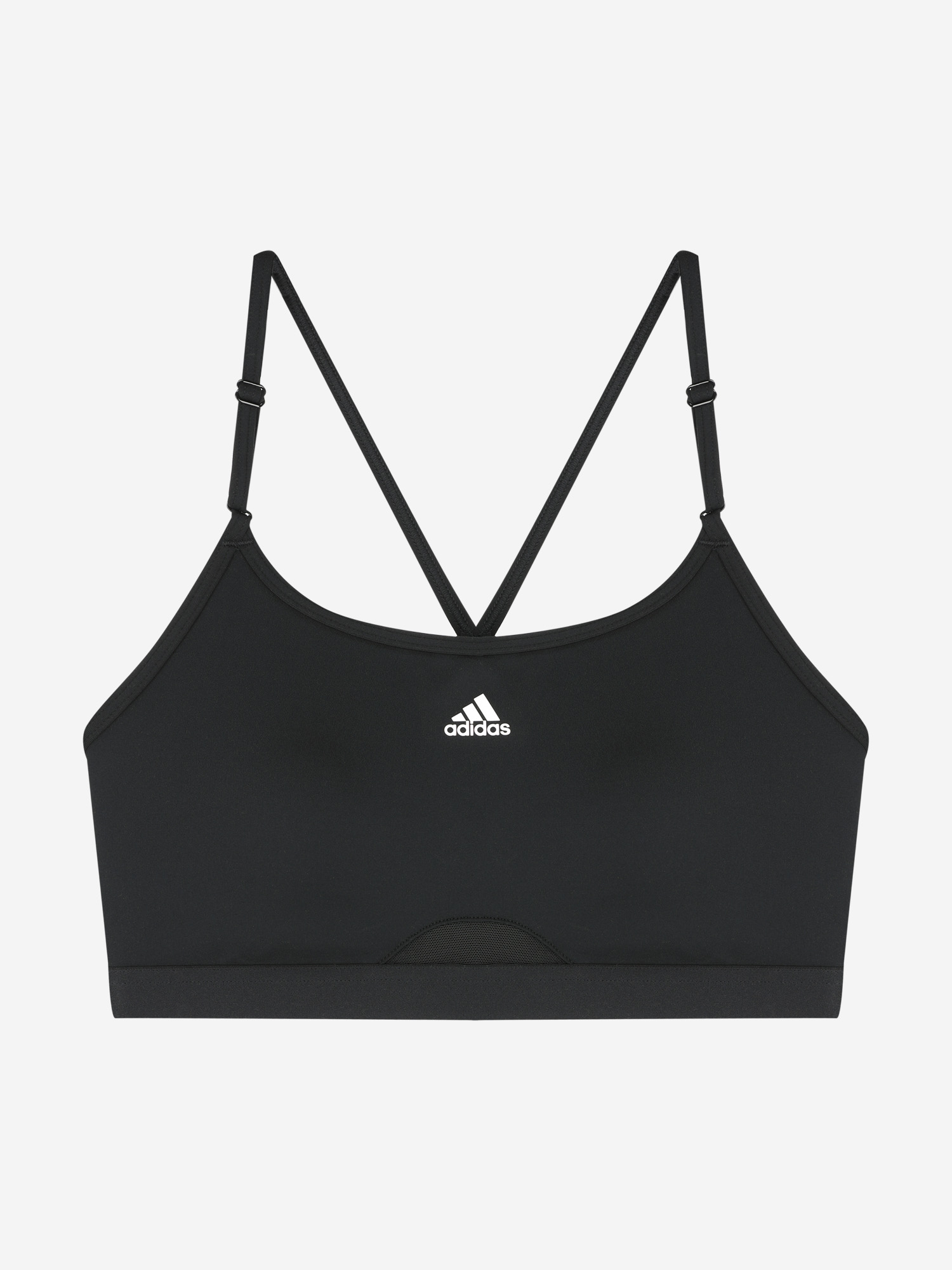 Спортивный топ бра adidas Aeroreact Training Light-Support, Черный HB9884A01-, размер 85A-C - фото 5