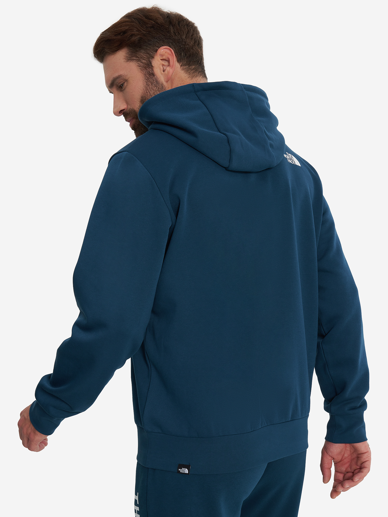 фото Худи мужское the north face easy, синий