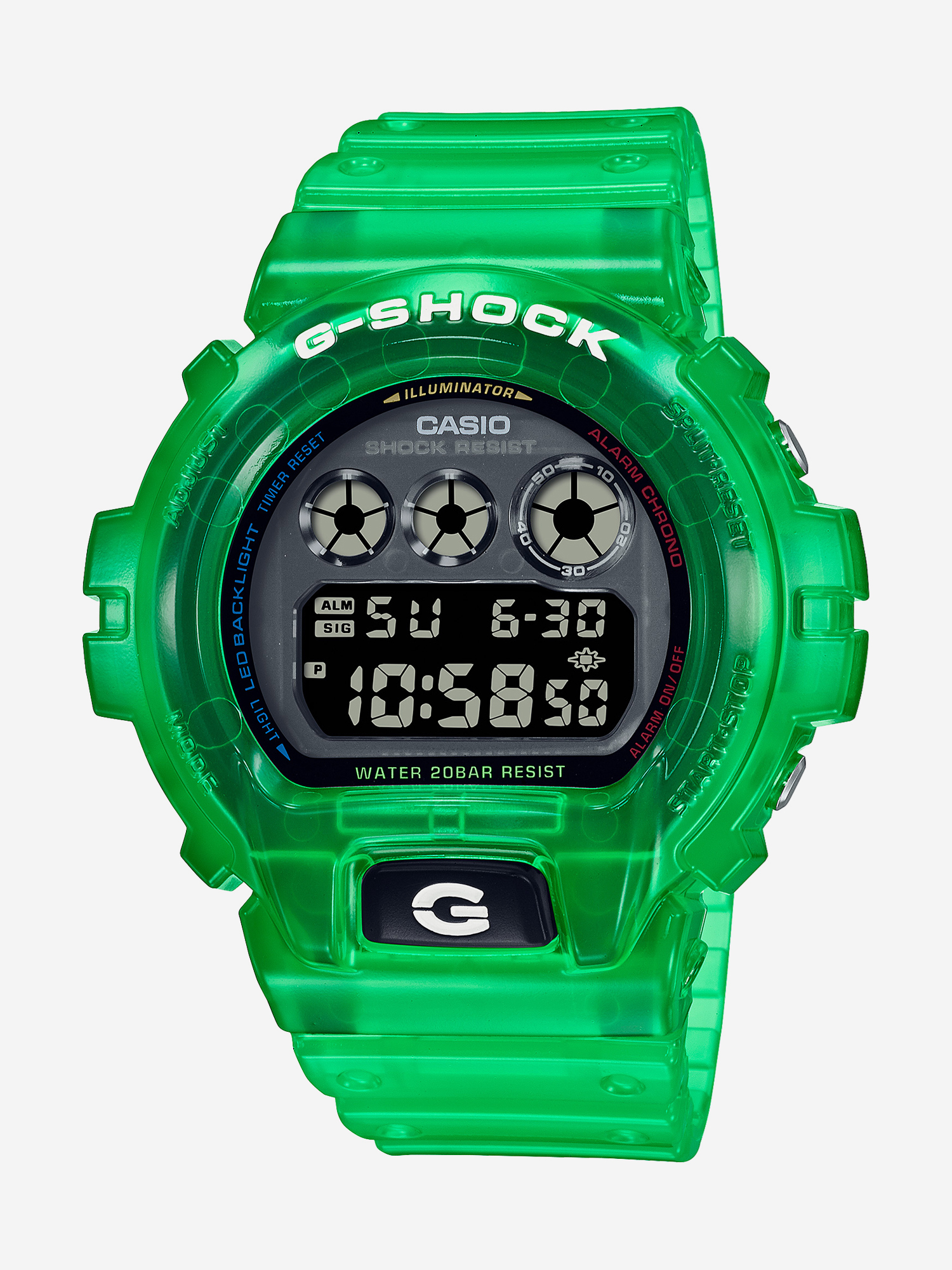 

Наручные часы Casio G-Shock DW-6900JT-3E, Зеленый