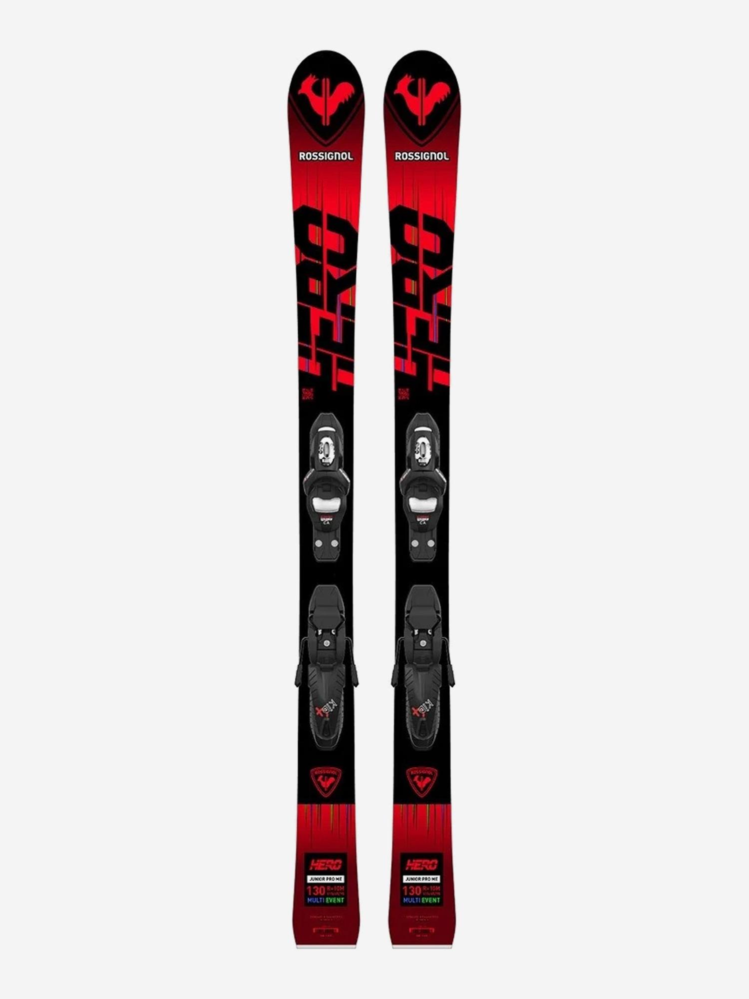 

Горные лыжи детские Rossignol Hero MultiEvent + крепления KID4, Красный