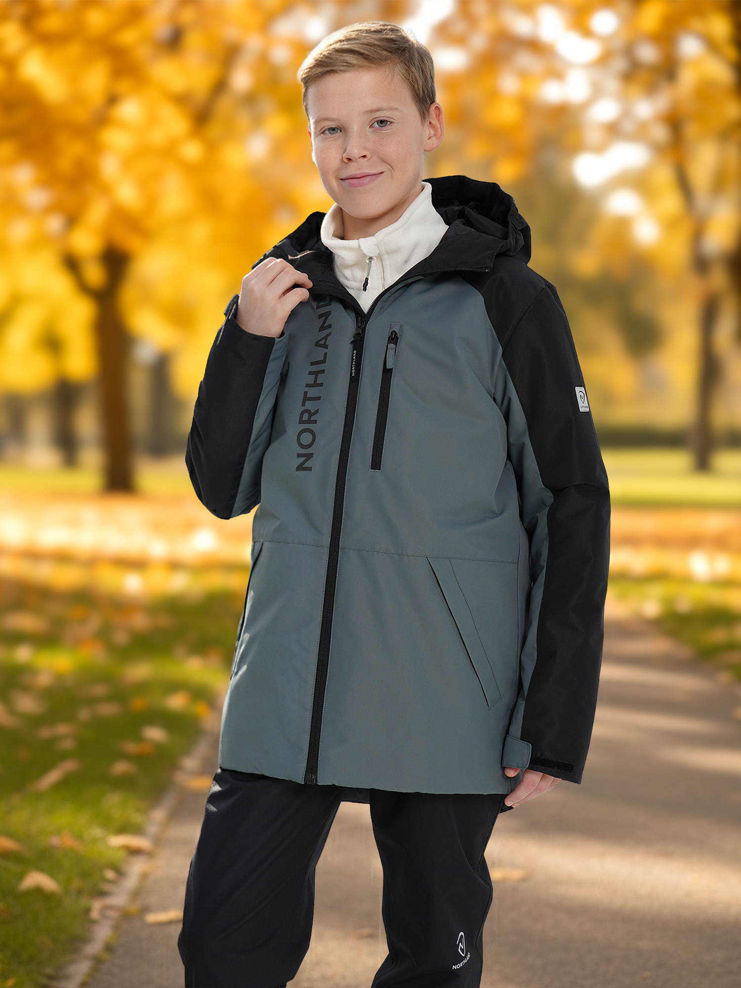 Изображение товара Легкая куртка для мальчиков Northland демисезонная водоотталкивающая Изображение товара Легкая куртка для мальчиков Northland демисезонная водоотталкивающая