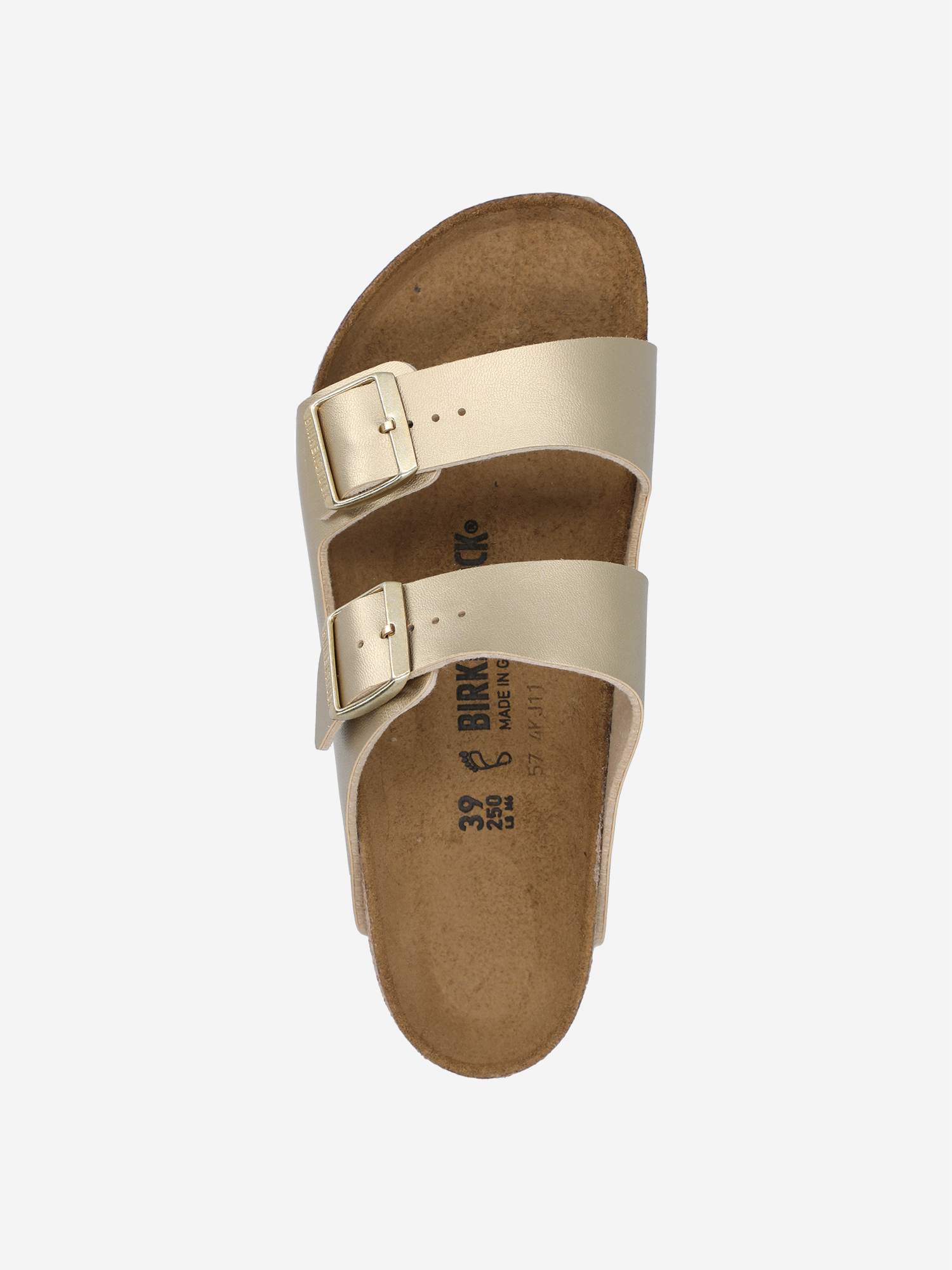 Шлепанцы женские Birkenstock Arizona, Золотой Вид№6