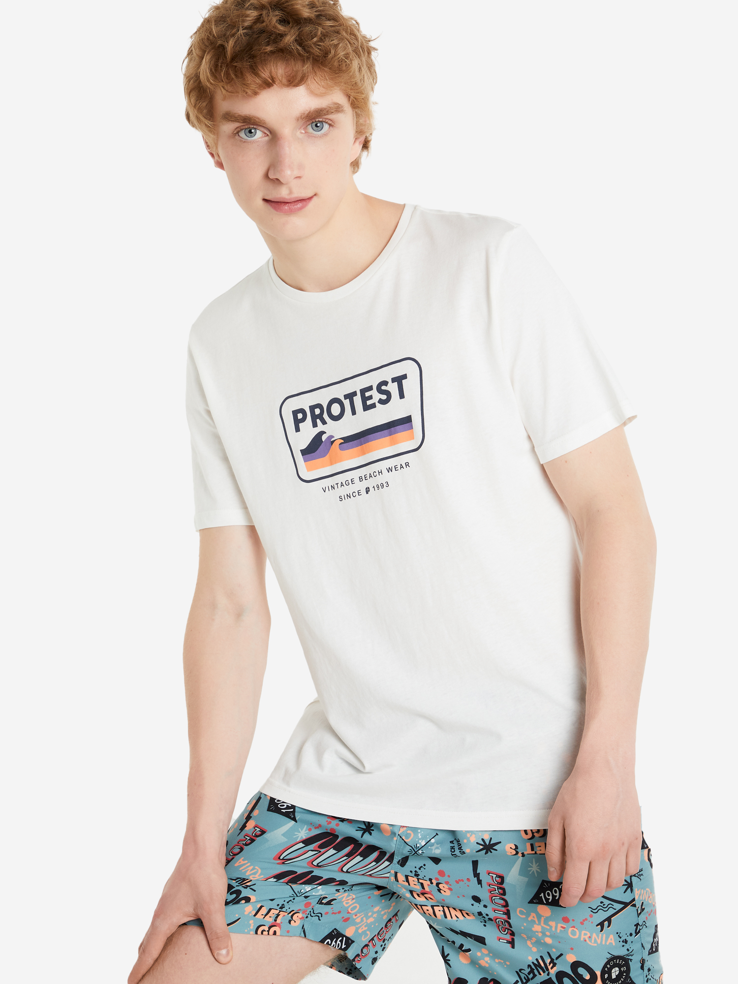 

Футболка мужская Protest Prtcaarlo, Белый