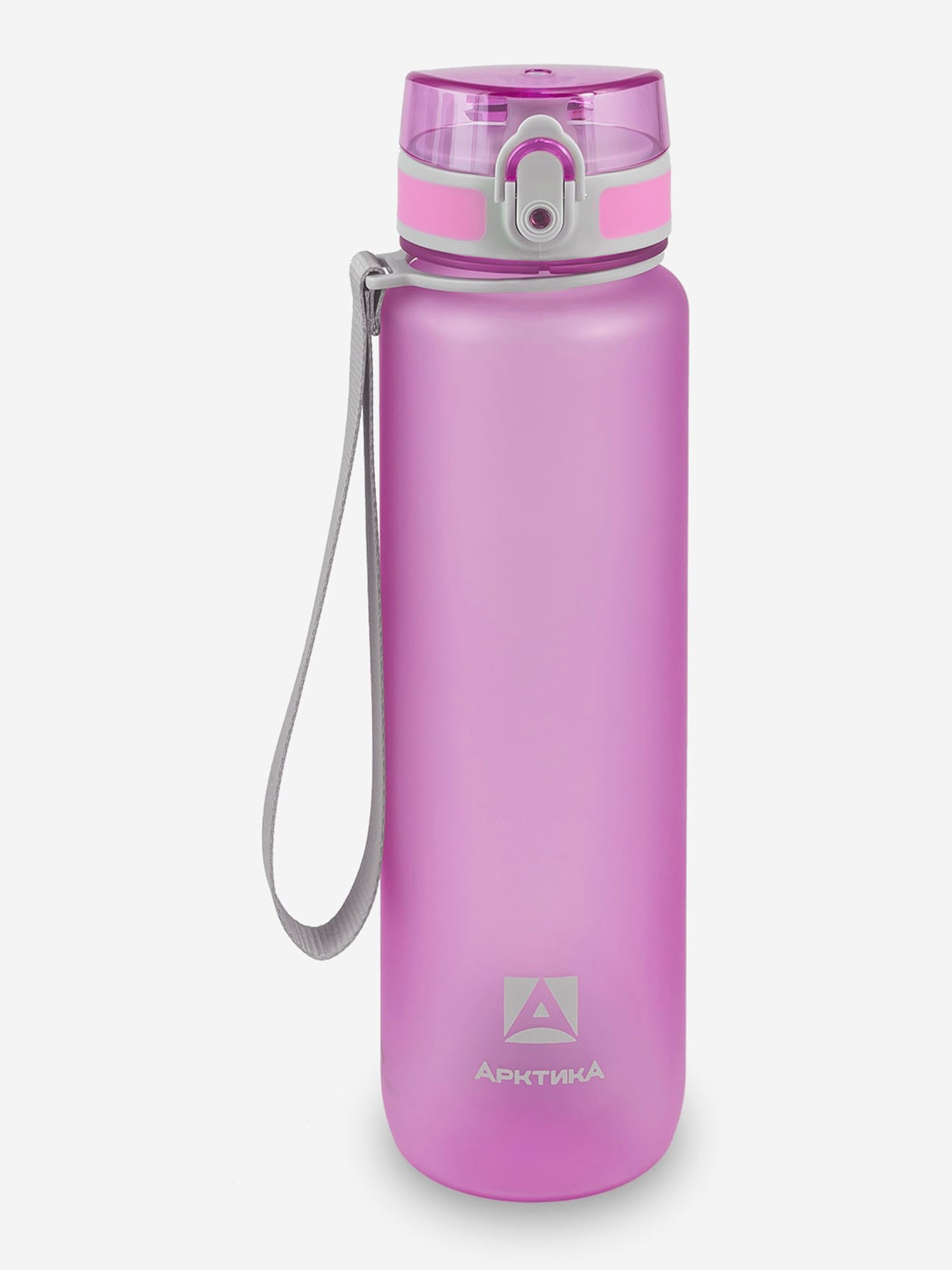 Бутылка тритановая арт. 720-1000, 1000 мл, лавандовая матовая, с ситечком, Розовый бутылка bodrost 1000 мл