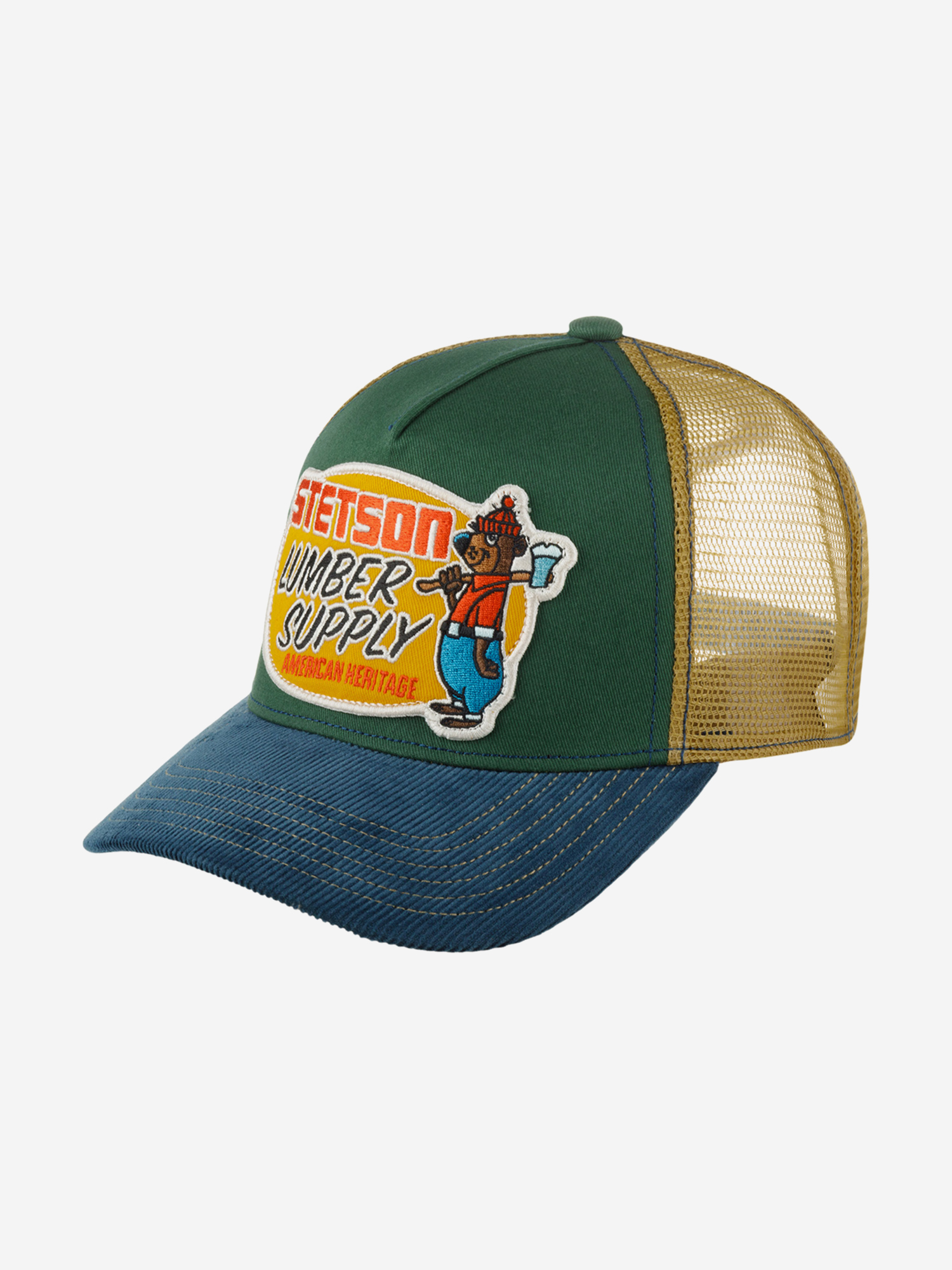 Изображение товара Бейсболка с сеточкой STETSON 7761130 TRUCKER CAP LUMBER SUPPLY