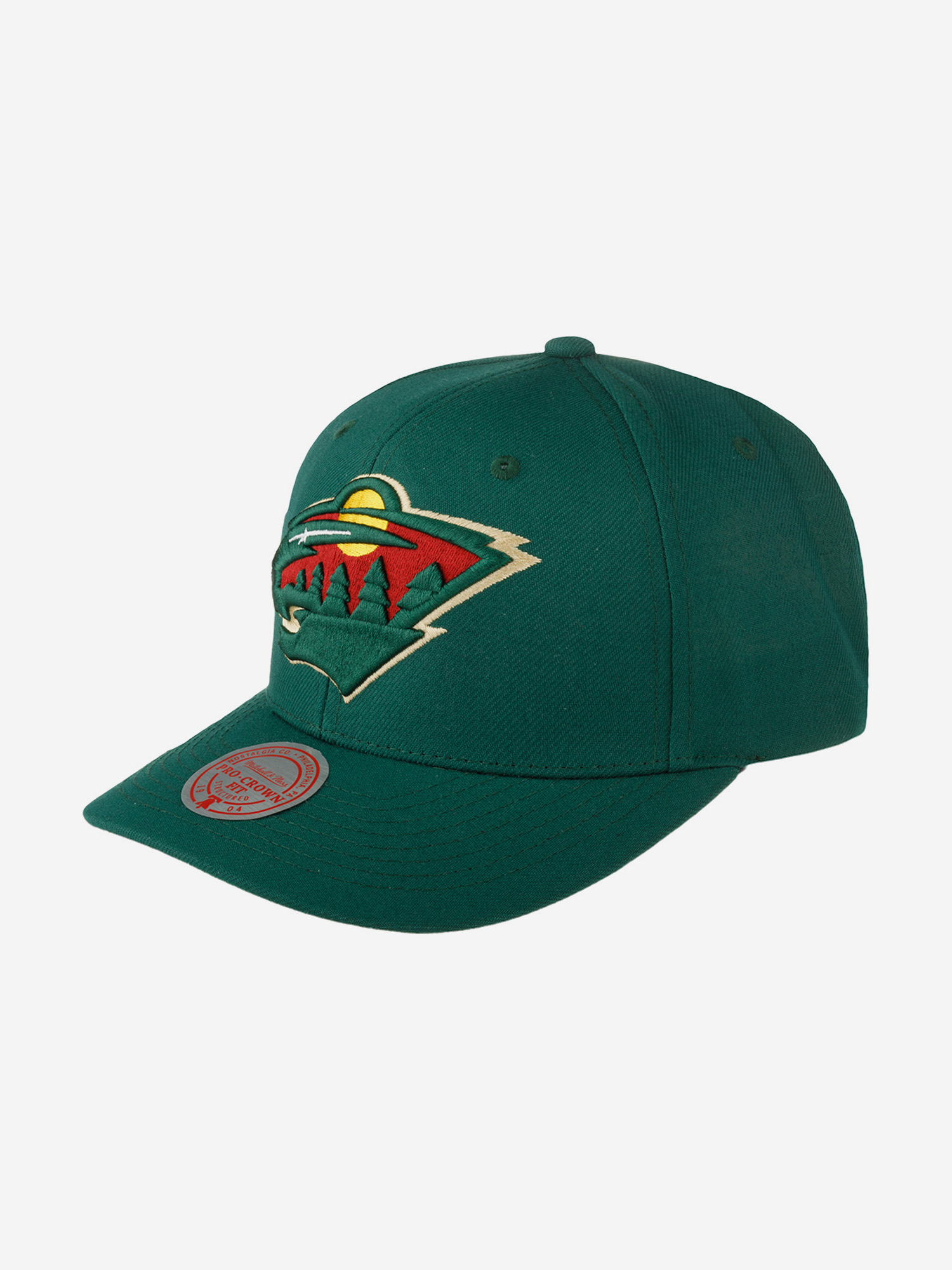 Бейсболка MITCHELL NESS HHSS5370-MWIYYPPPHNGN Minnesota Wild NHL (зеленый), Зеленый 59-102XDOXM4K-07, размер Без размера