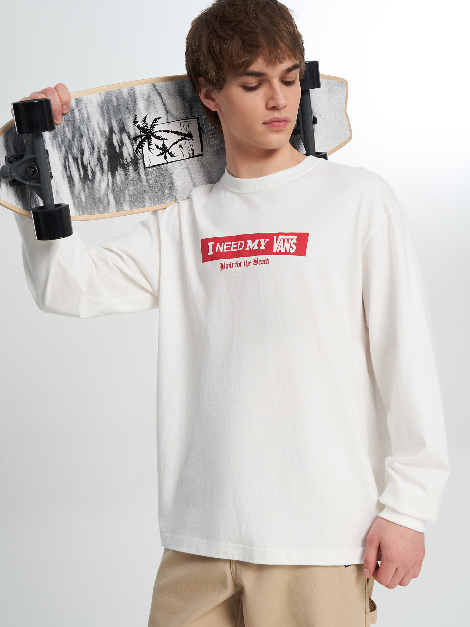 

Лонгслив мужской Vans I Need My LS, Белый