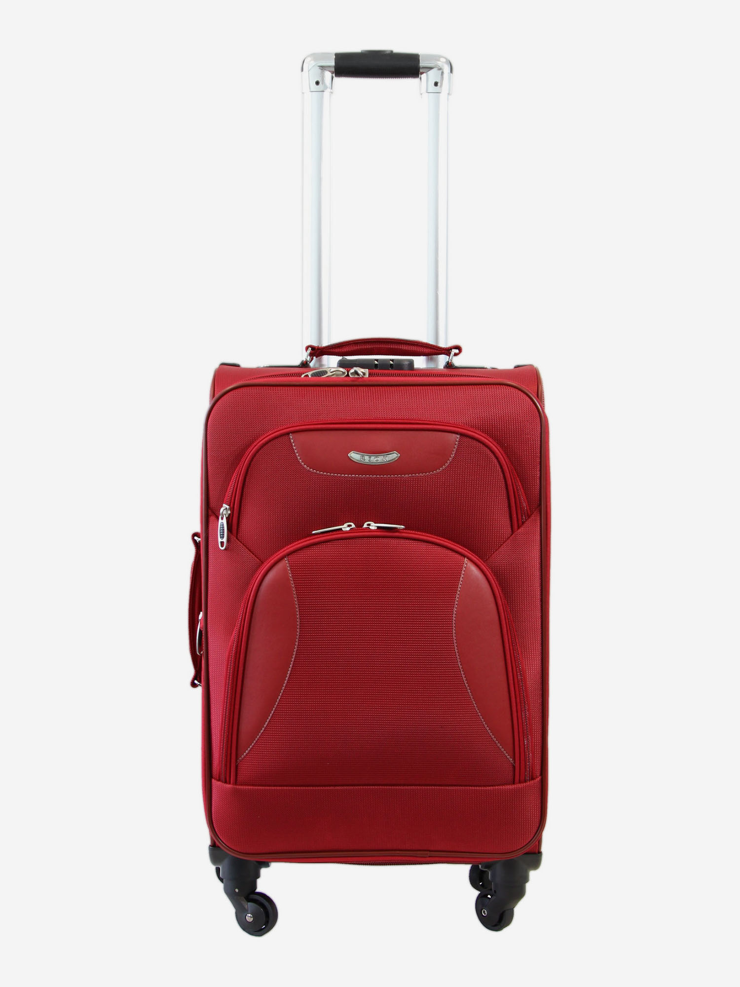 Изображение товара Чемодан Рион+ бордовый - 63 литра, 1 отделение