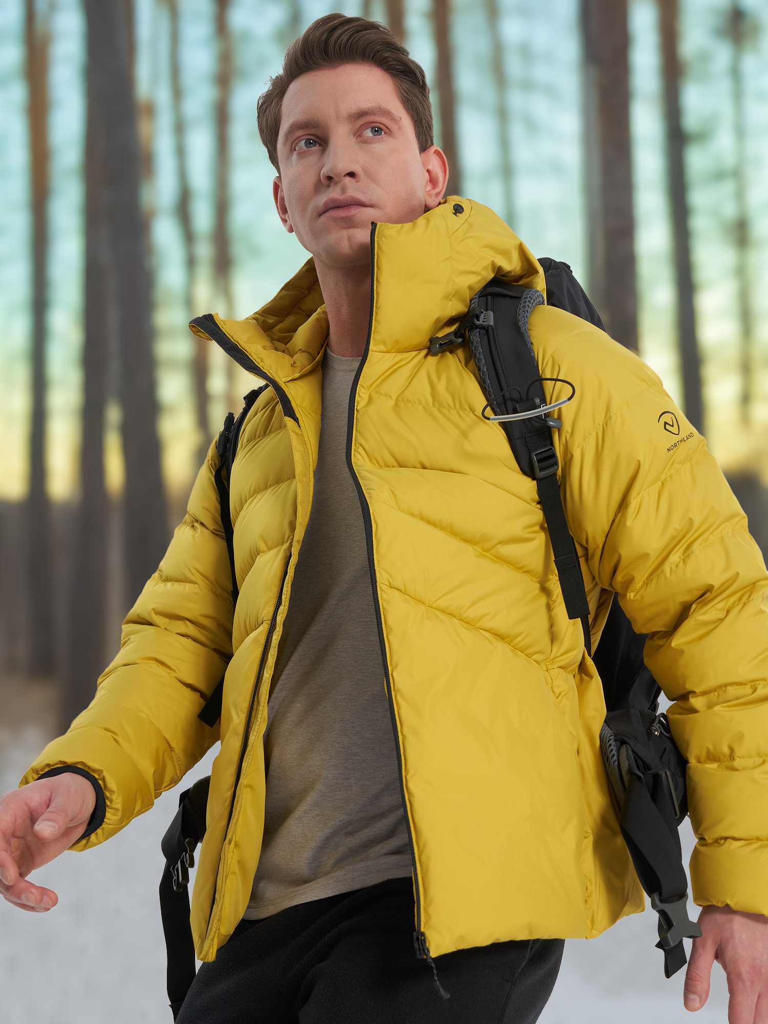 

Пуховик мужской Northland, Желтый