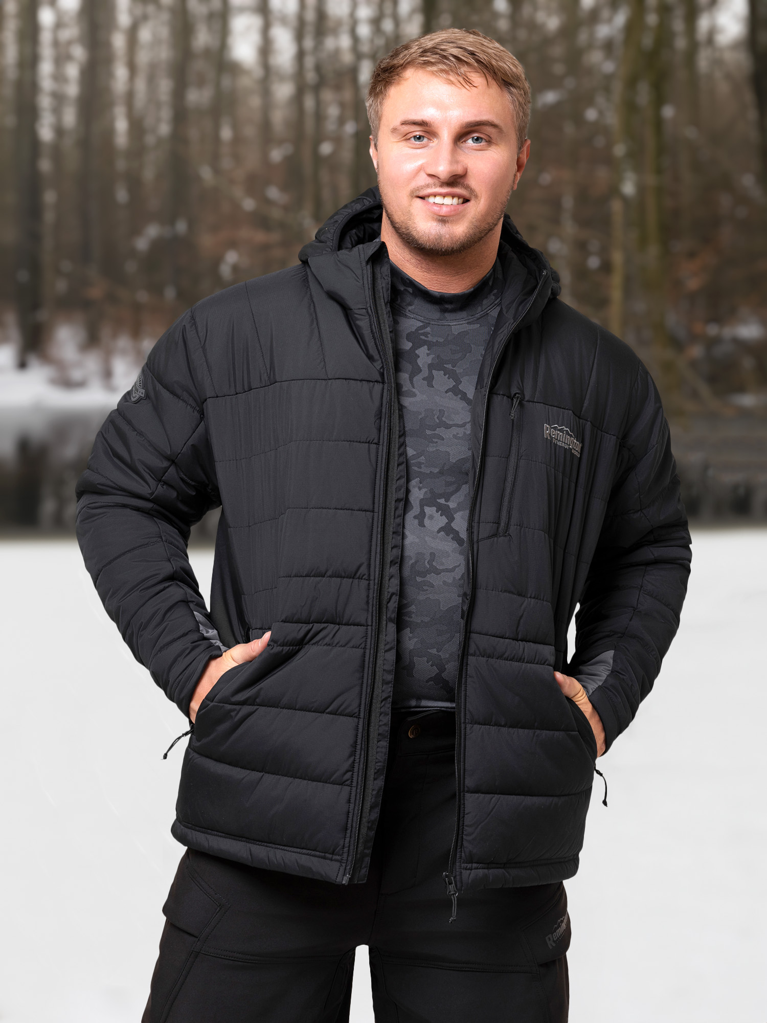 

Куртка утепленная мужская Remington Black Raven, Черный