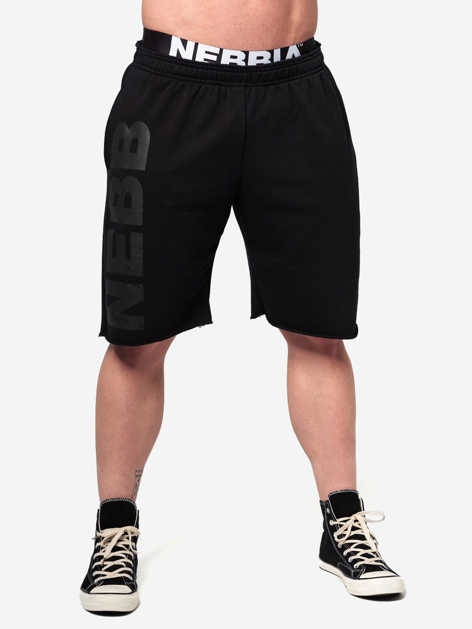 

Шорты спортивного стиля мужские NEBBIA Gym Sweatshorts NO BS 351, Черный