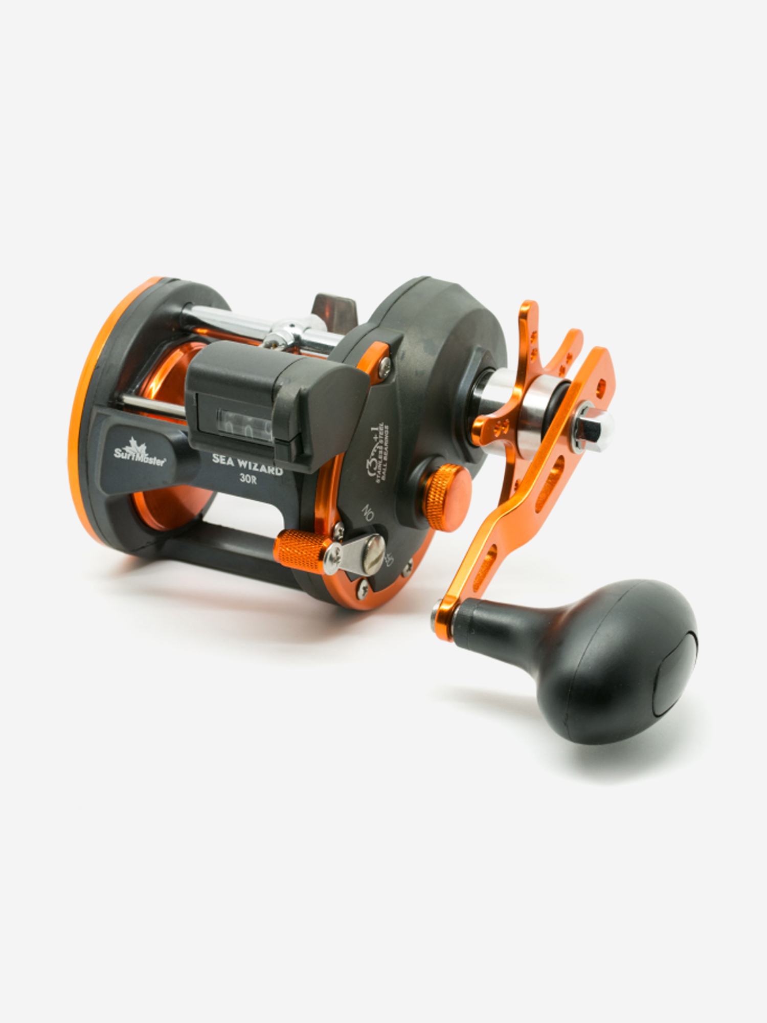 

Катушка мультипликаторная Surf Master Sea Wizard 30R со счетчиком, Мультицвет