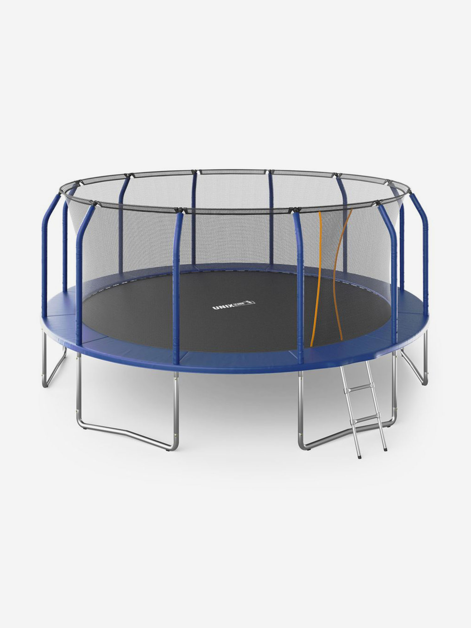 Батуты уличные  Спортмастер Батут каркасный UNIX Line Supreme Basic 16 ft, диаметр 488 см, до 160 кг, Синий