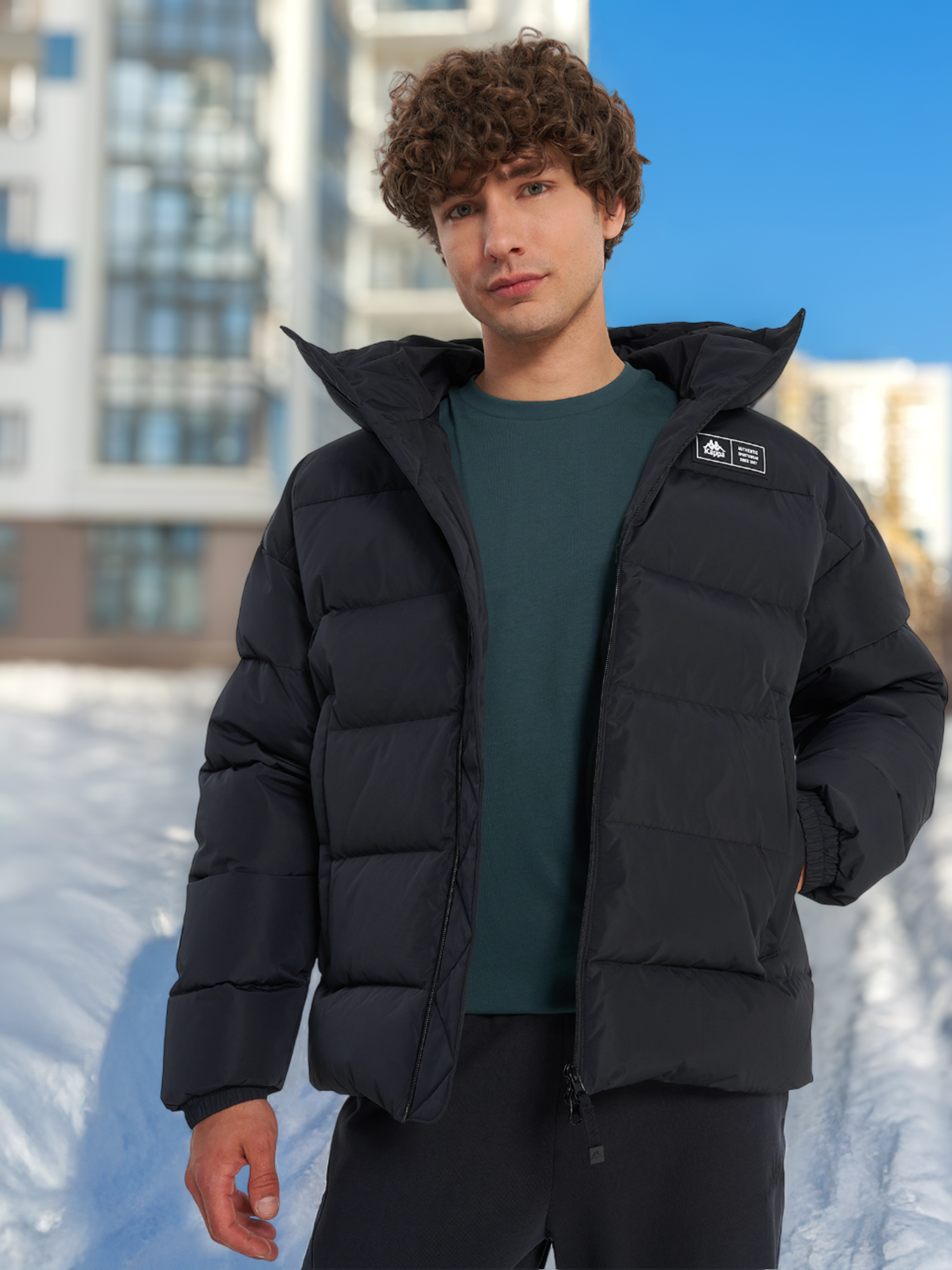 

Пуховик мужской Kappa Paffuta, Черный