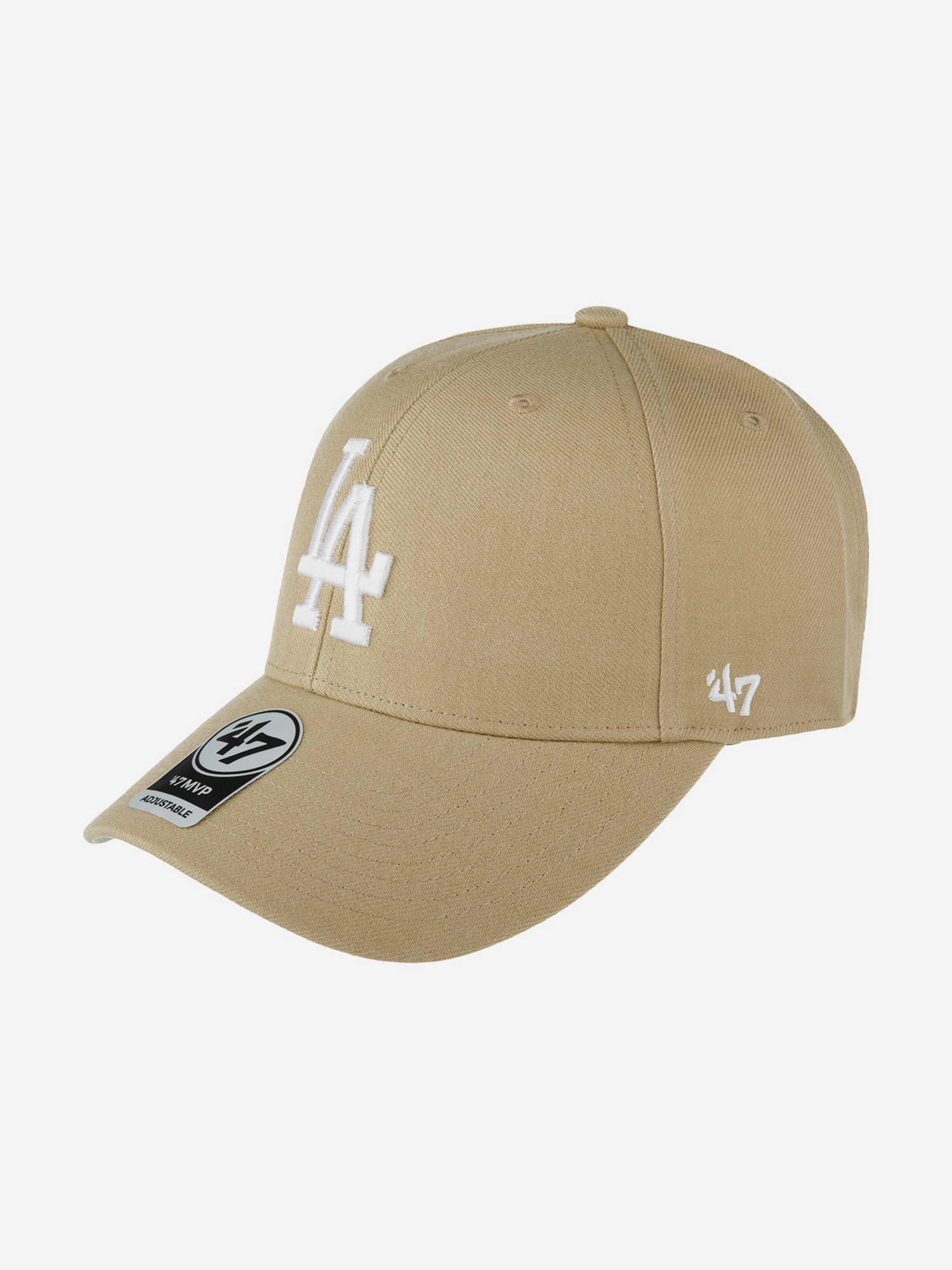 

Бейсболка 47 BRAND B-MVP12WBV-KHC Los Angeles Dodgers MLB (бежевый), Бежевый