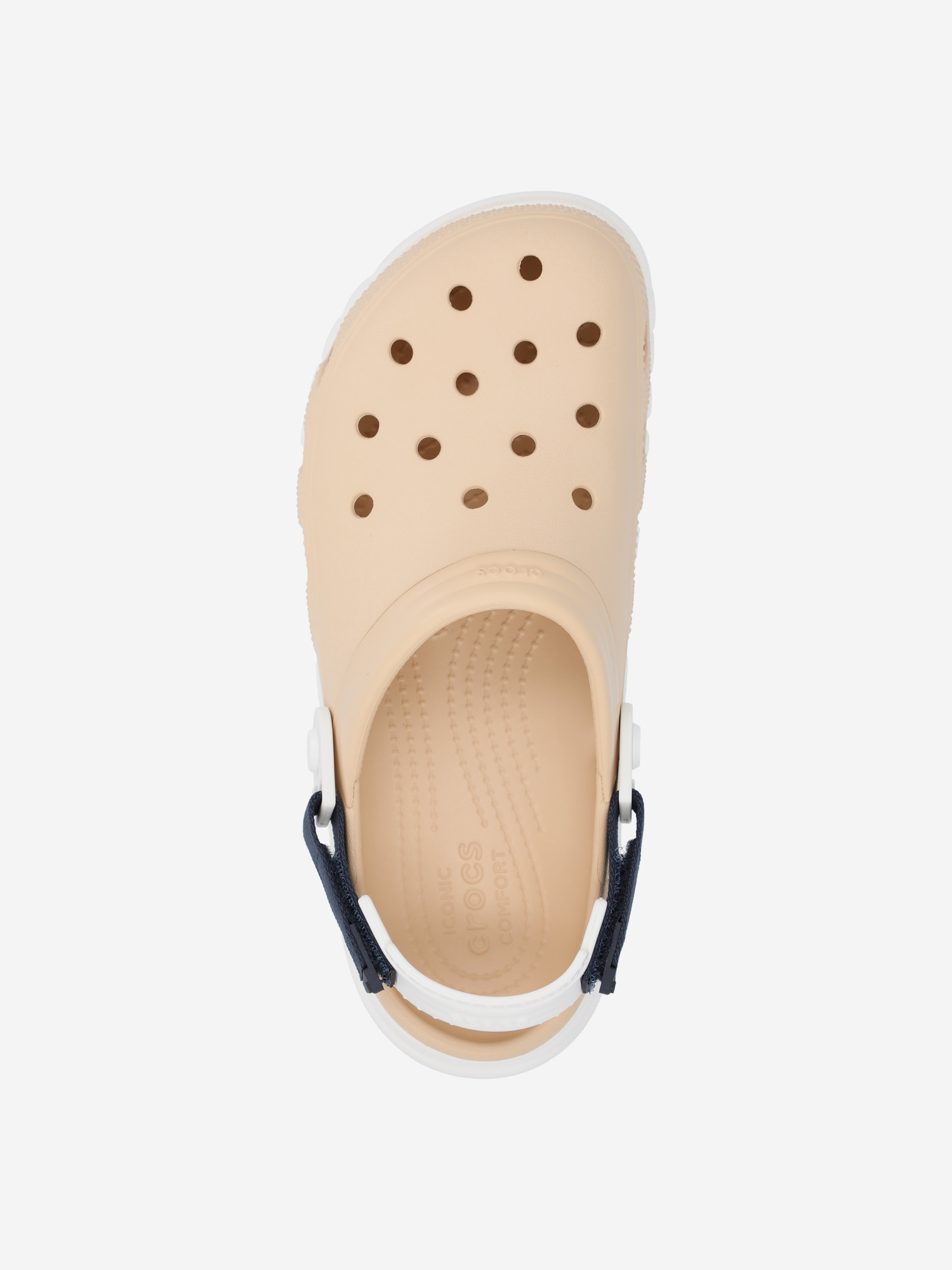 Сабо женские Crocs Duet Max II, Бежевый 208776C1G-2DS, размер 37-38 - фото 5