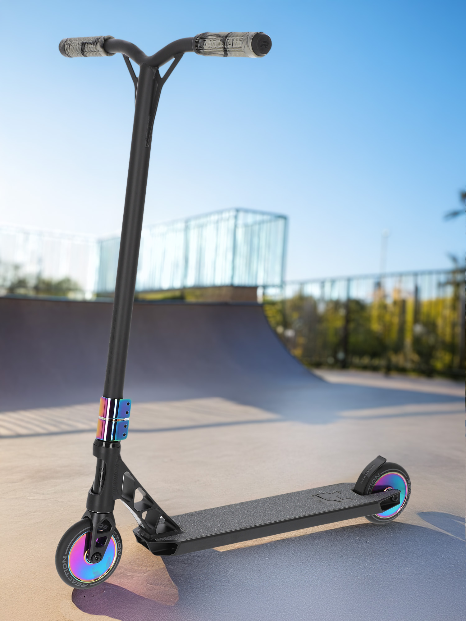 

Самокат Reaction Stunt 4.0, 120 мм, Мультицвет