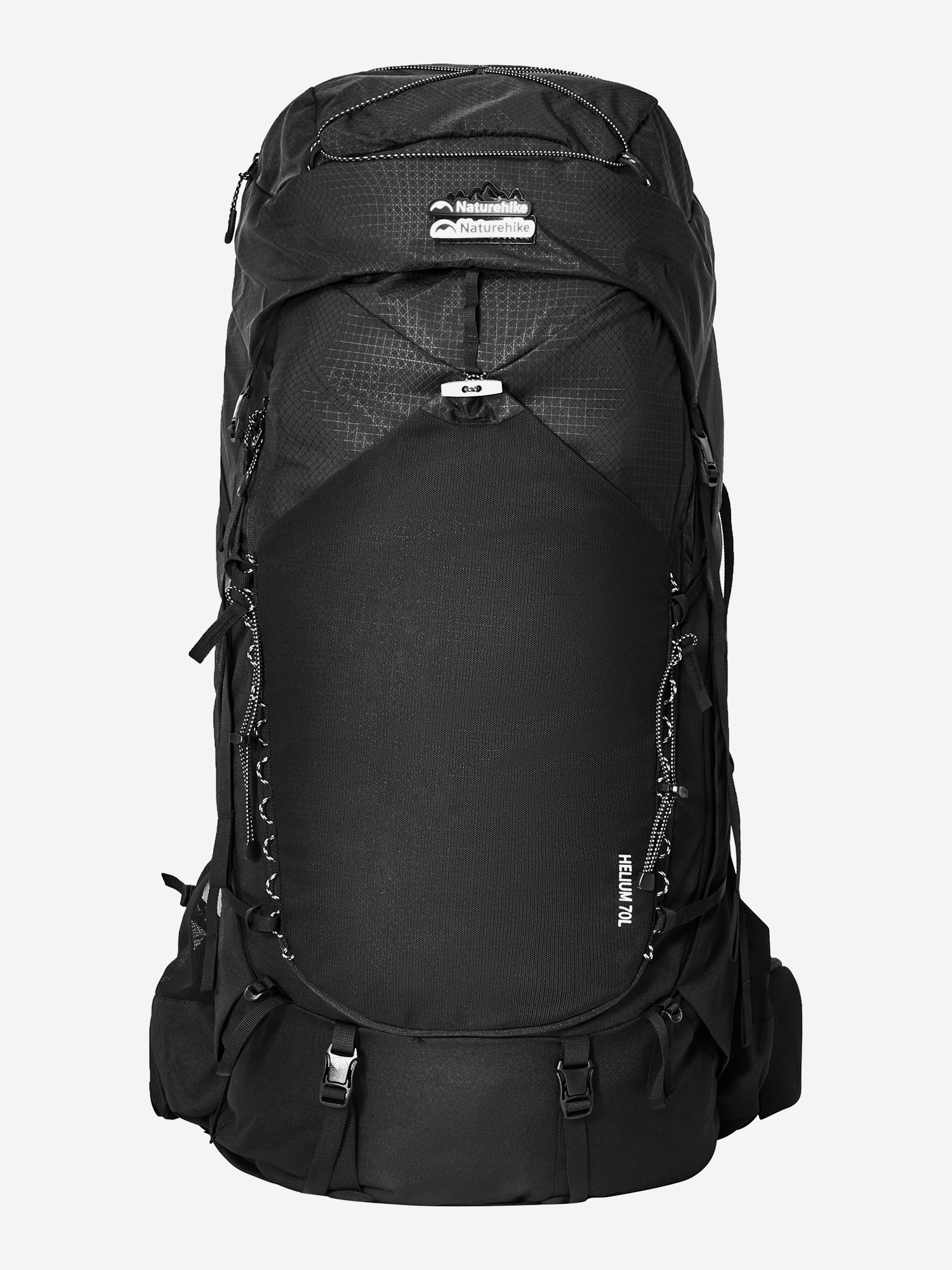 

Рюкзак Naturehike Helium, 70 л, Черный
