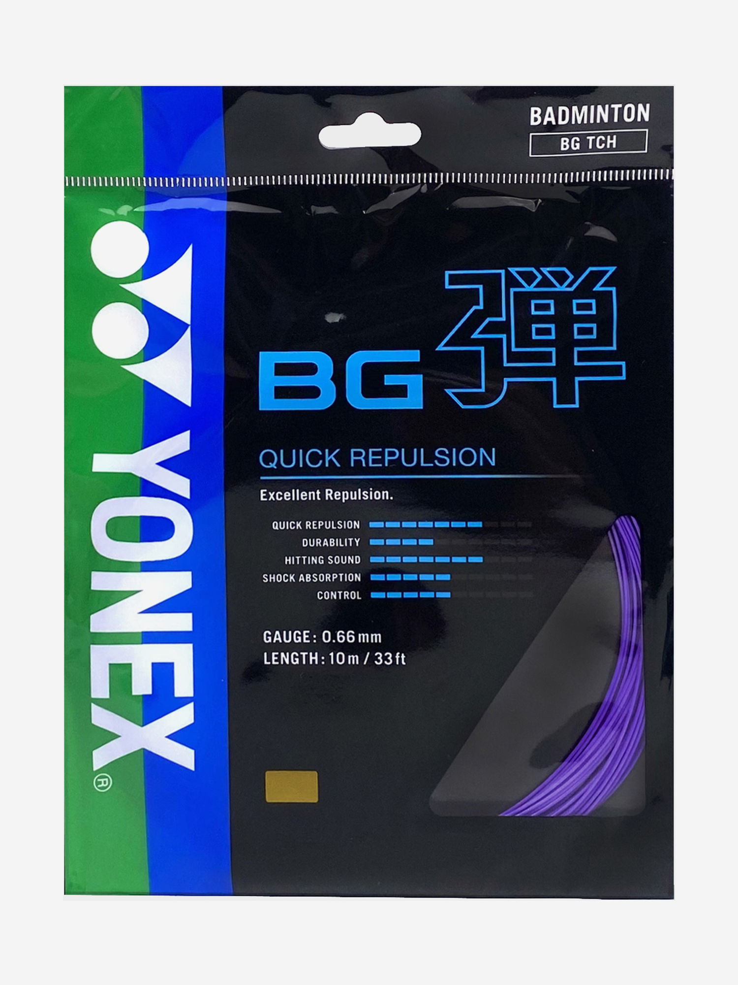 

Струна для бадминтона Yonex BGT L, 10м., Фиолетовый